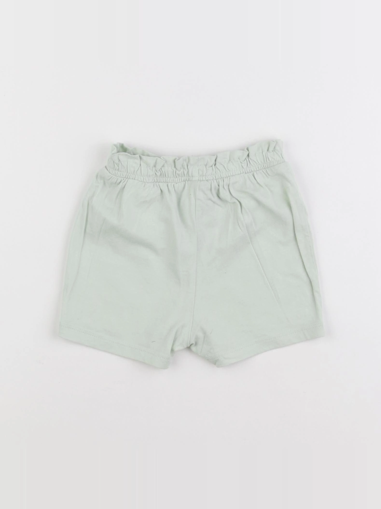 H&M - short vert - 12/18 mois