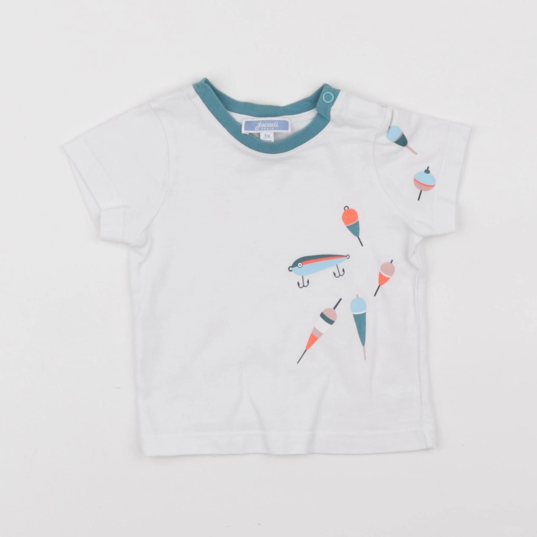 Jacadi - tee-shirt blanc - 6 mois