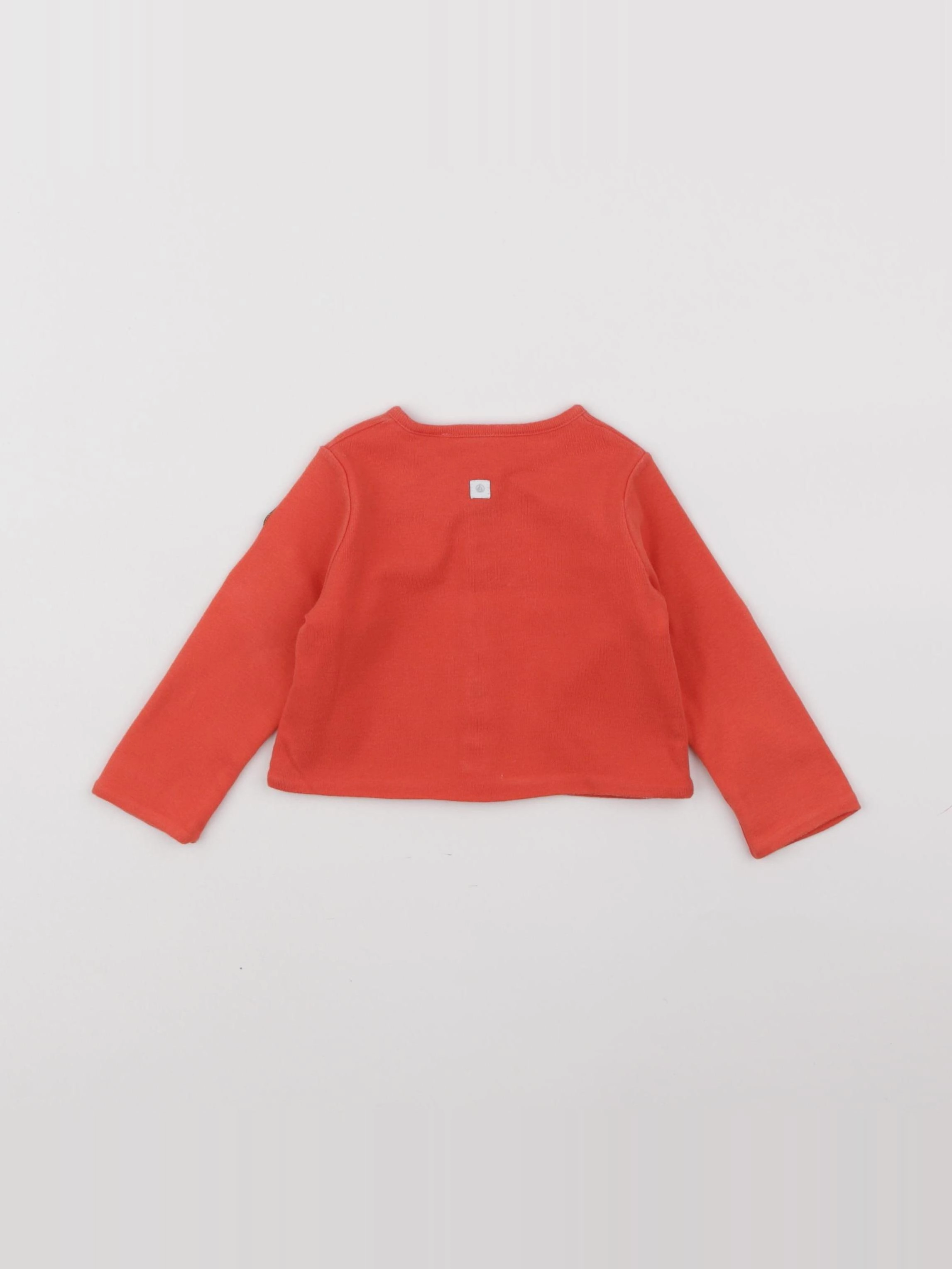 Petit Bateau - tee-shirt orange - 6 mois