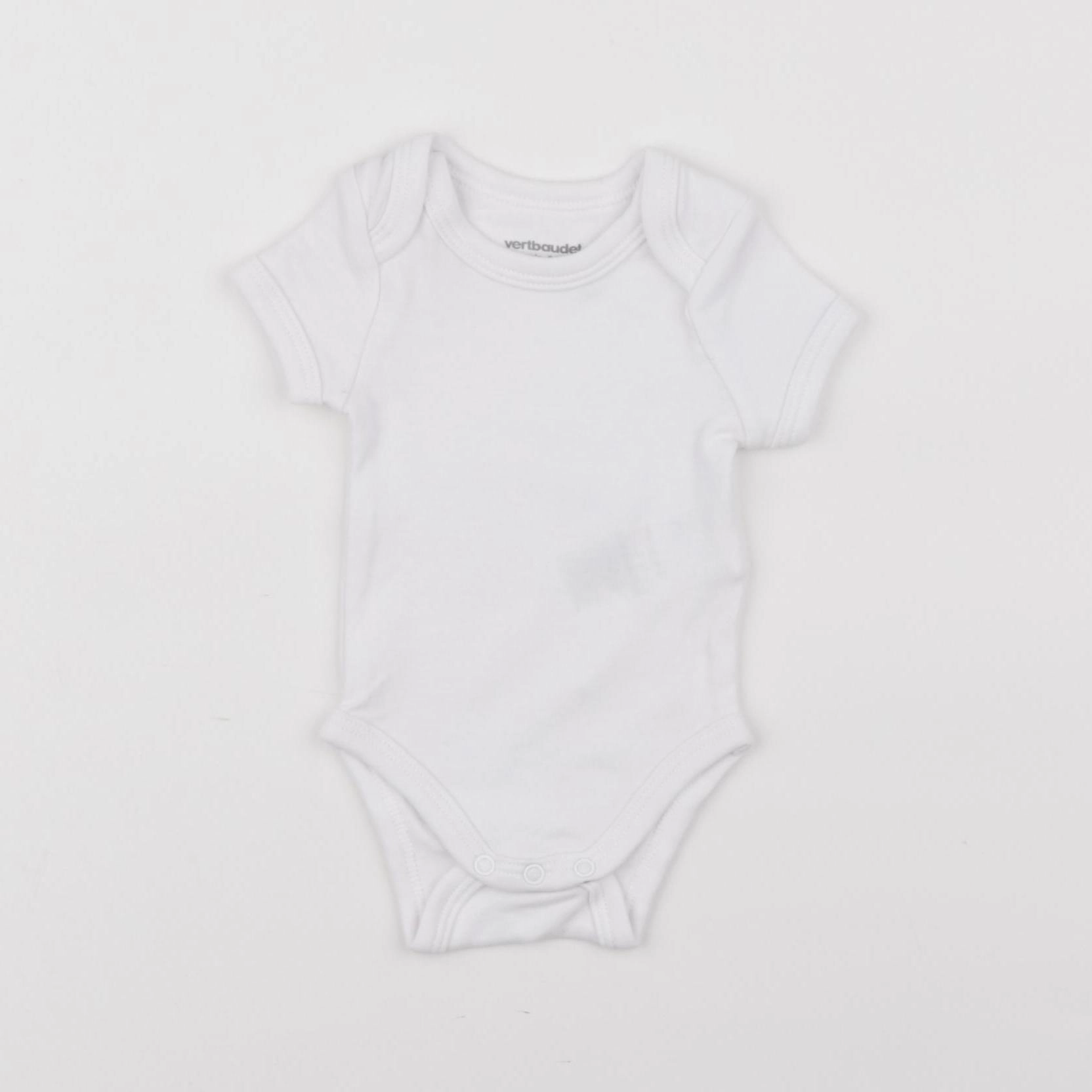 Vertbaudet - body blanc - 1 mois