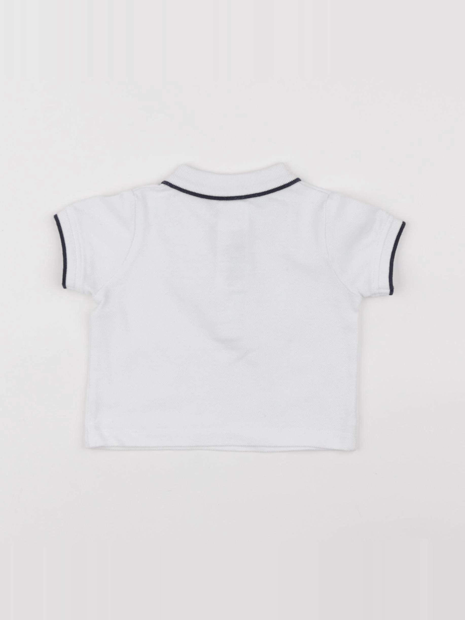 Jacadi - polo blanc - 6 mois