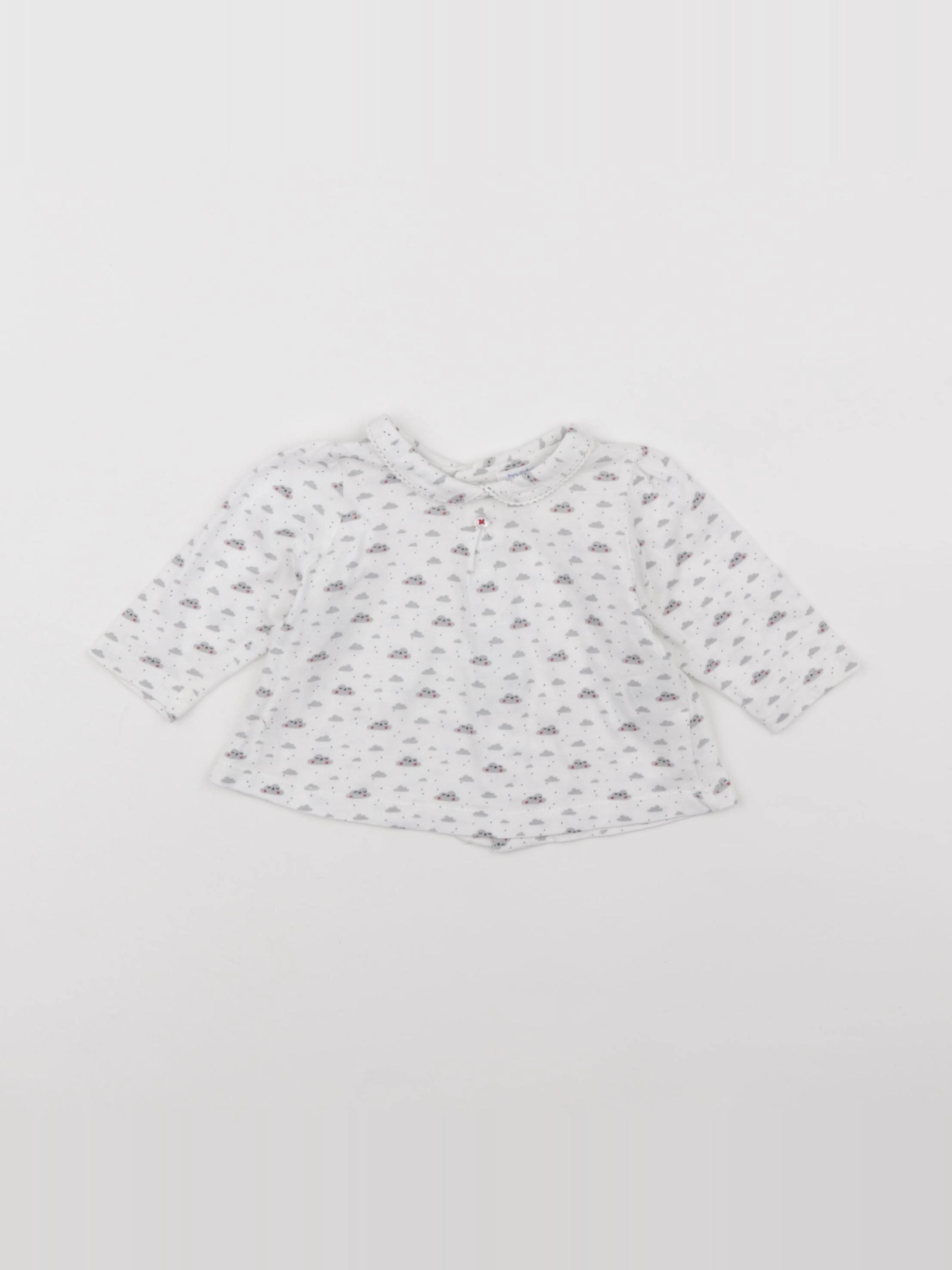 Boutchou - tee-shirt blanc - 3 mois