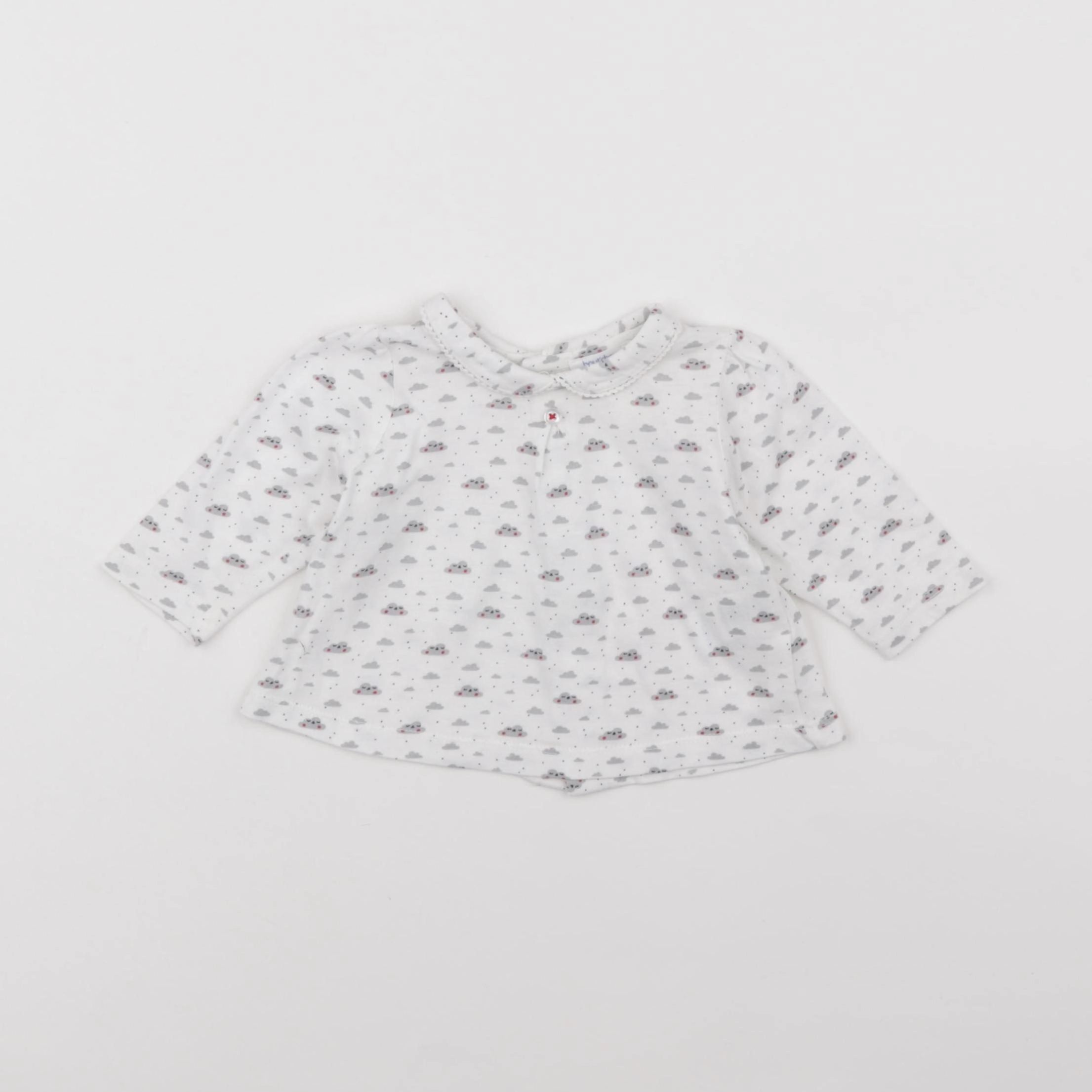 Boutchou - tee-shirt blanc - 3 mois