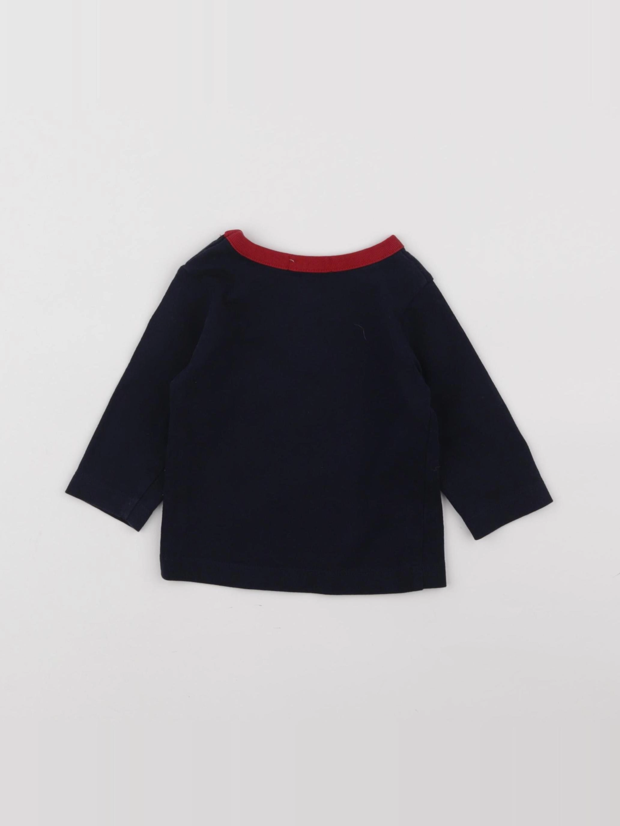 Jacadi - tee-shirt bleu - 6 mois