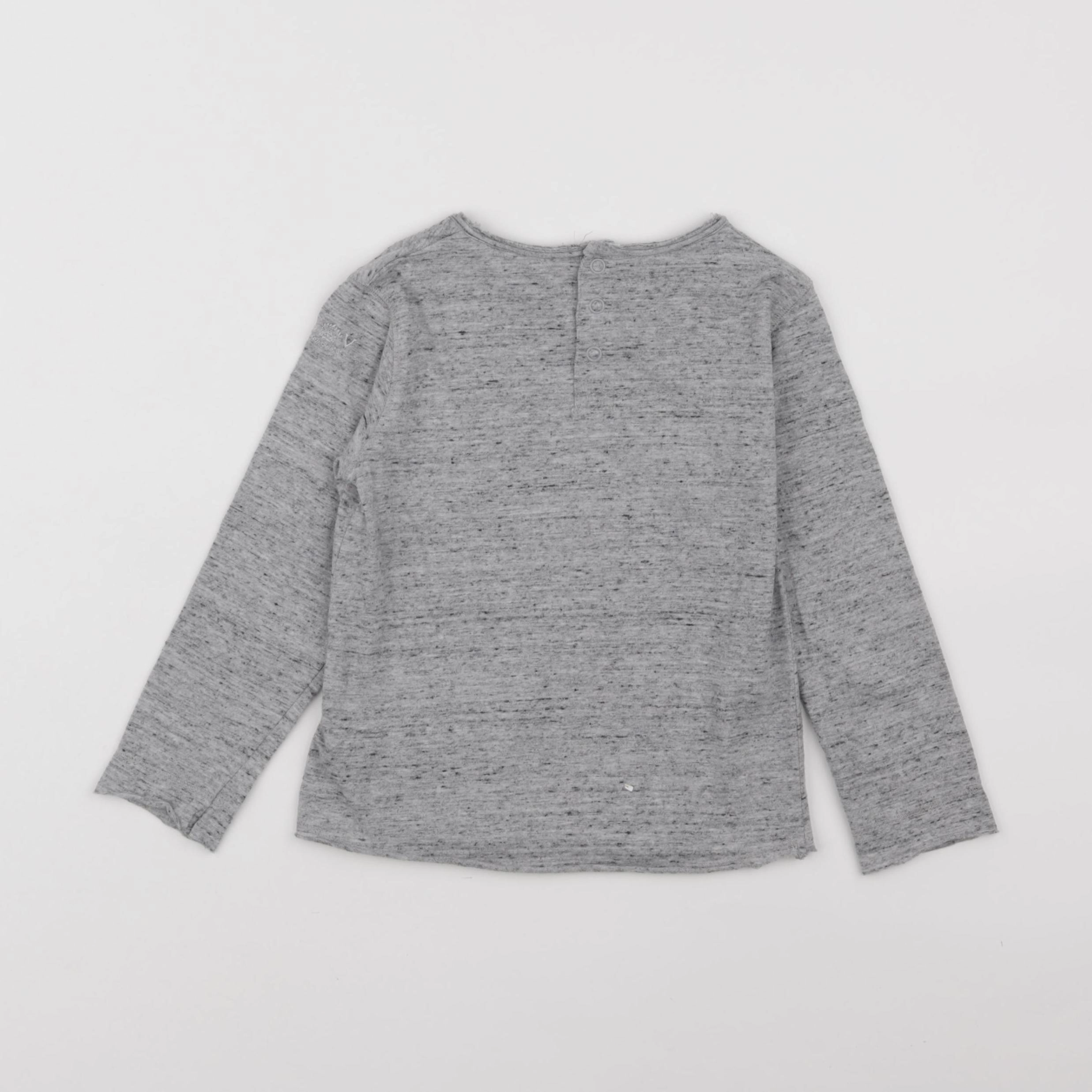 Zadig & Voltaire - tee-shirt gris - 3 ans