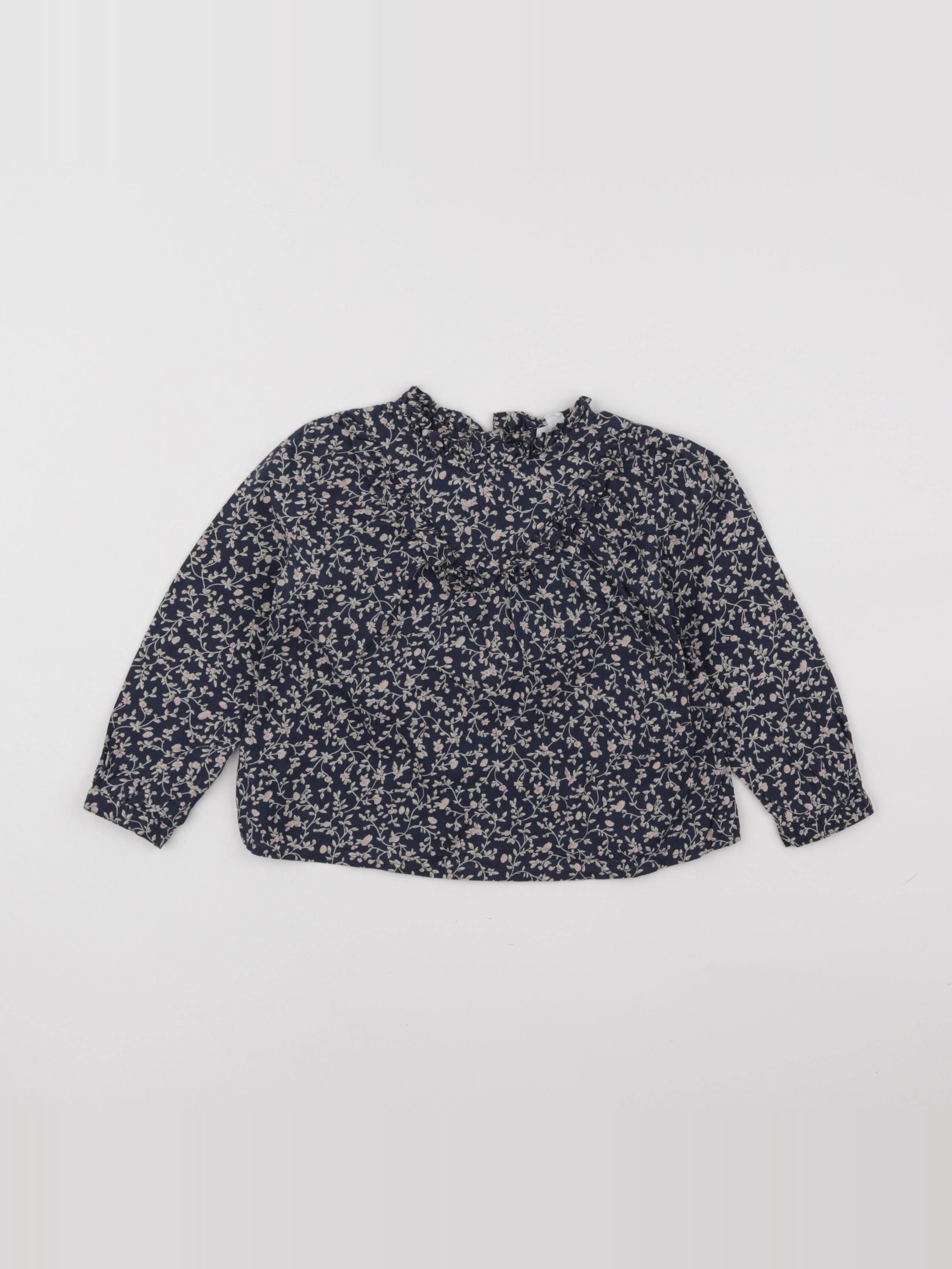 Vertbaudet - blouse bleu - 3 ans