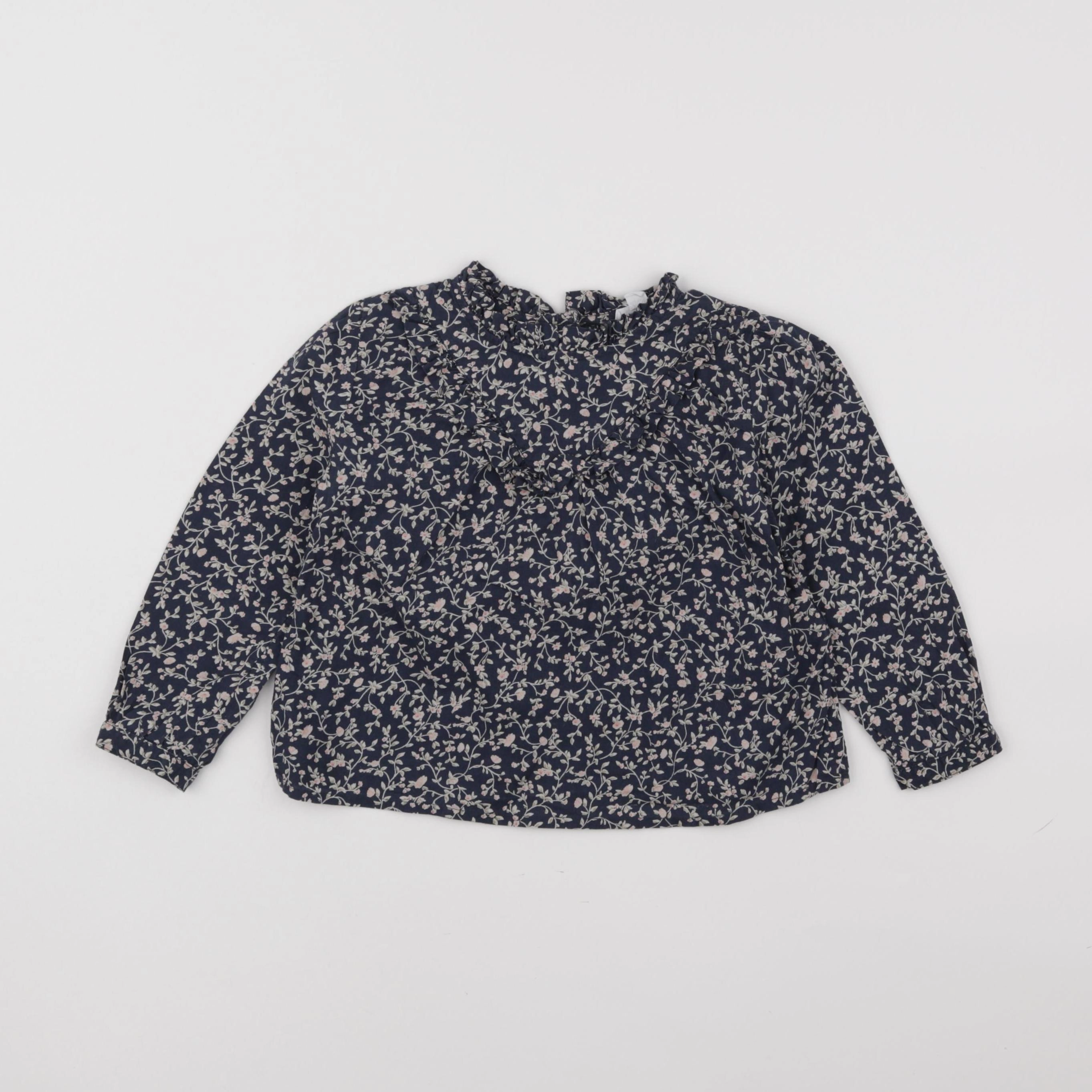Vertbaudet - blouse bleu - 3 ans