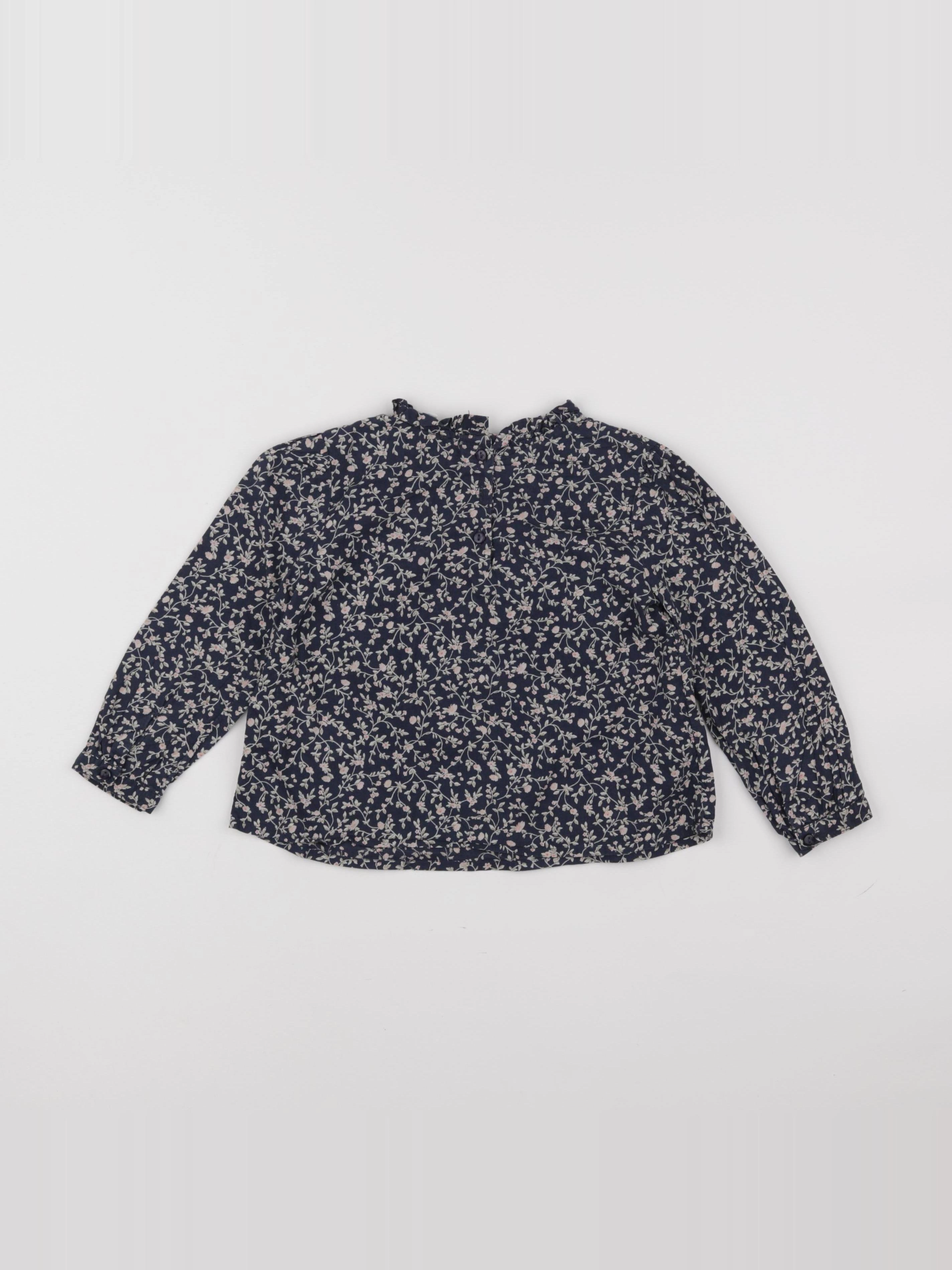 Vertbaudet - blouse bleu - 3 ans