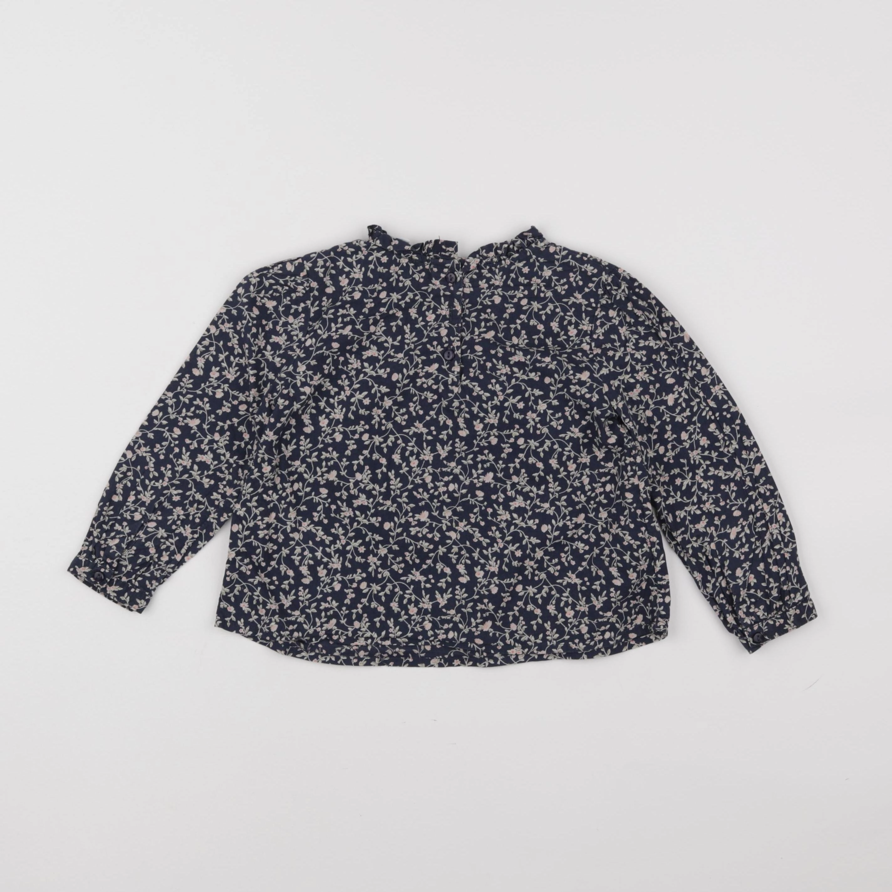 Vertbaudet - blouse bleu - 3 ans