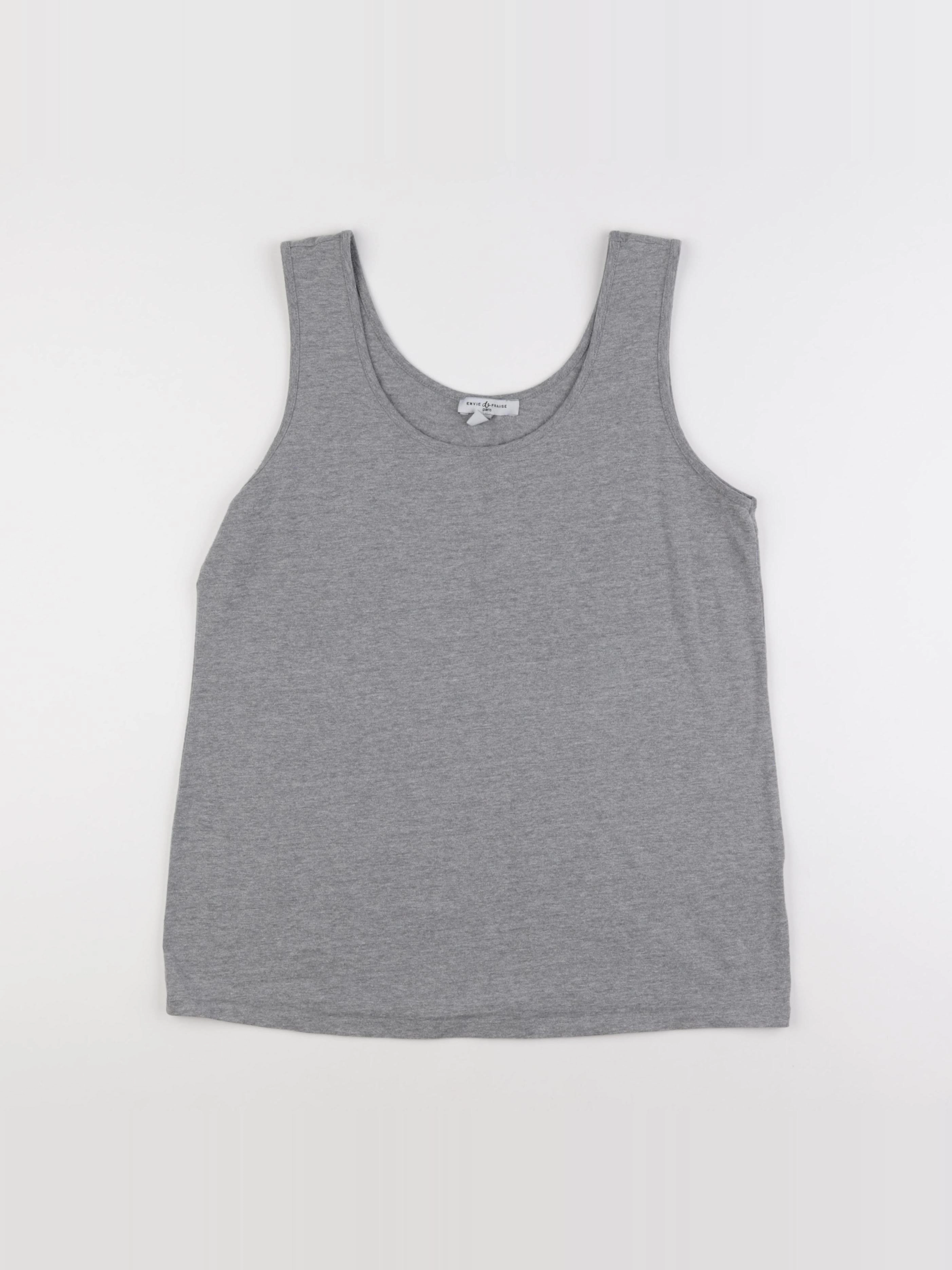 Envie de fraise - débardeur grossesse gris - 42 à 44