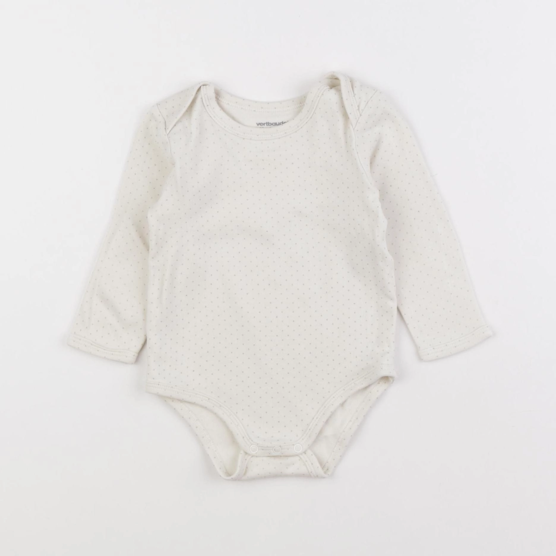 Vertbaudet - body beige - 18 mois