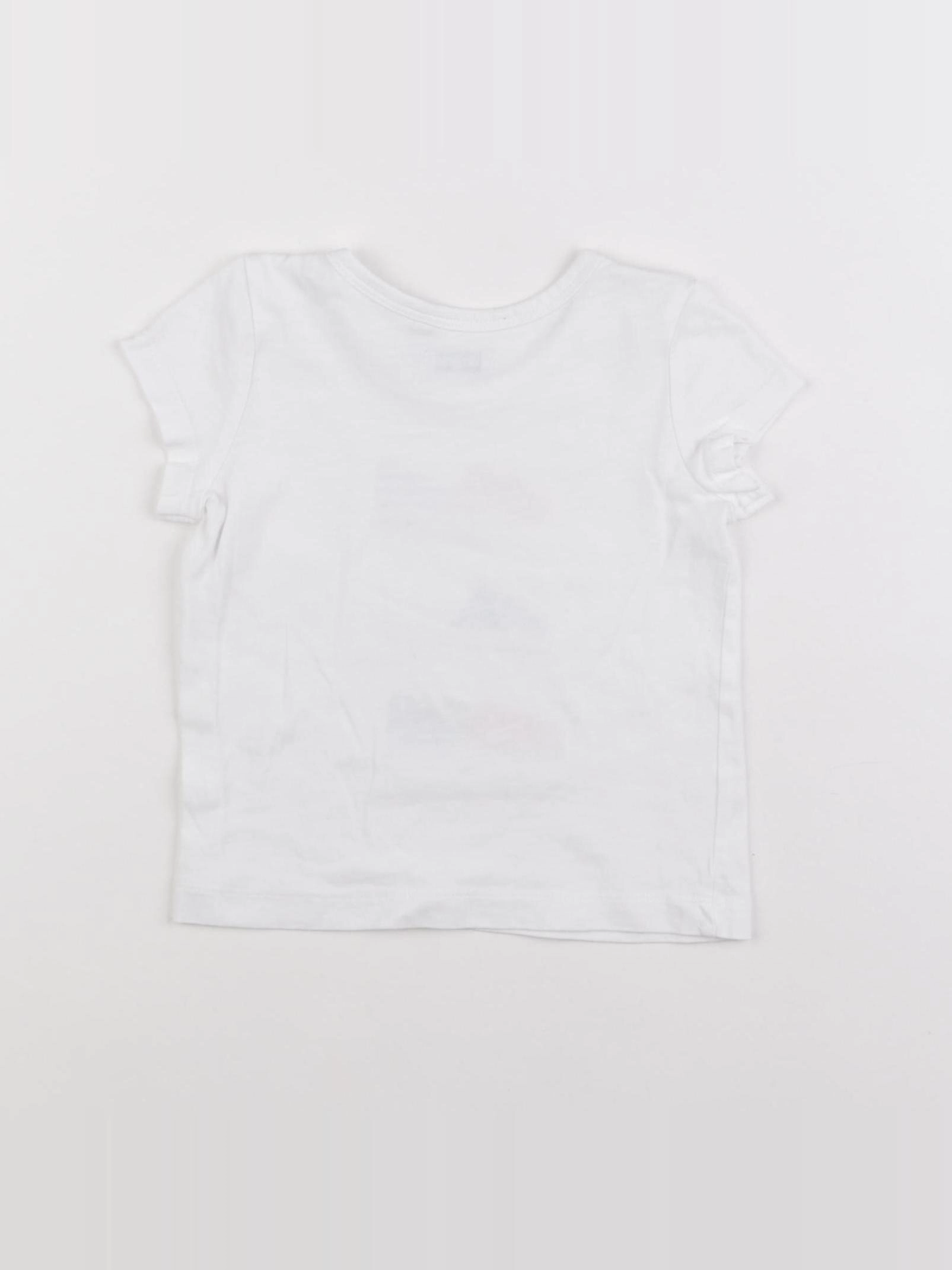 IKKS - tee-shirt blanc - 12 mois