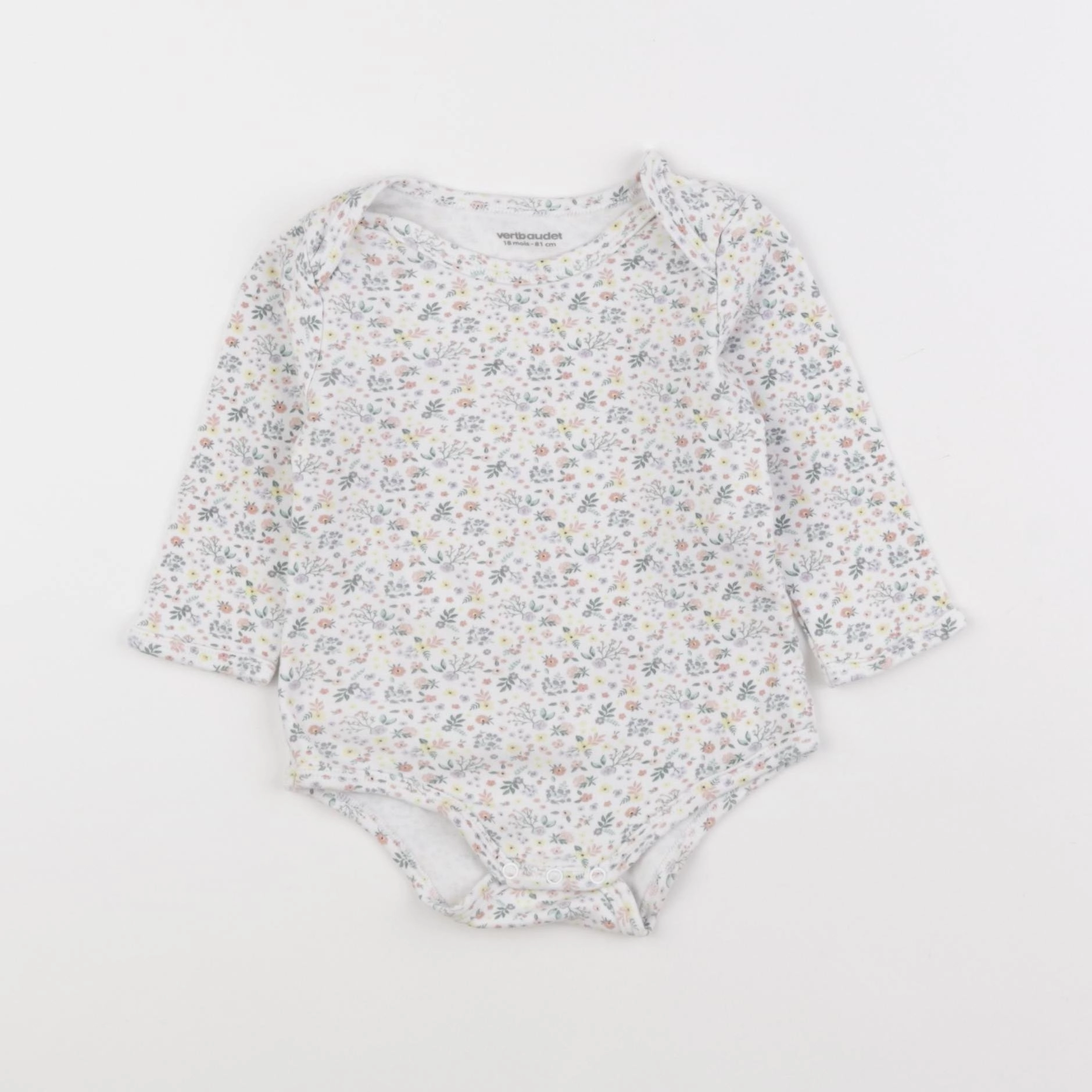 Vertbaudet - body multicolore - 18 mois
