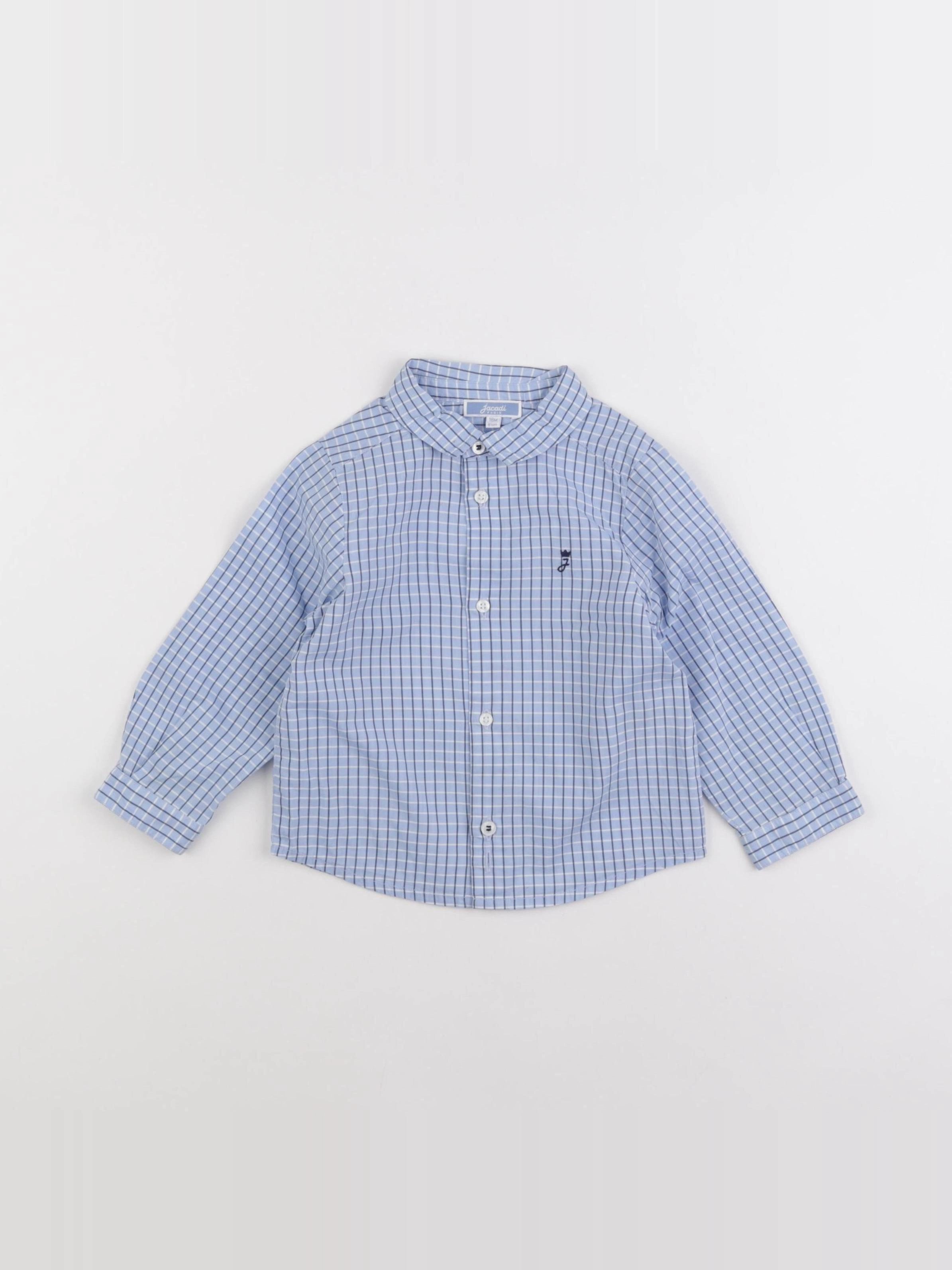 Jacadi - chemise bleu - 18 mois