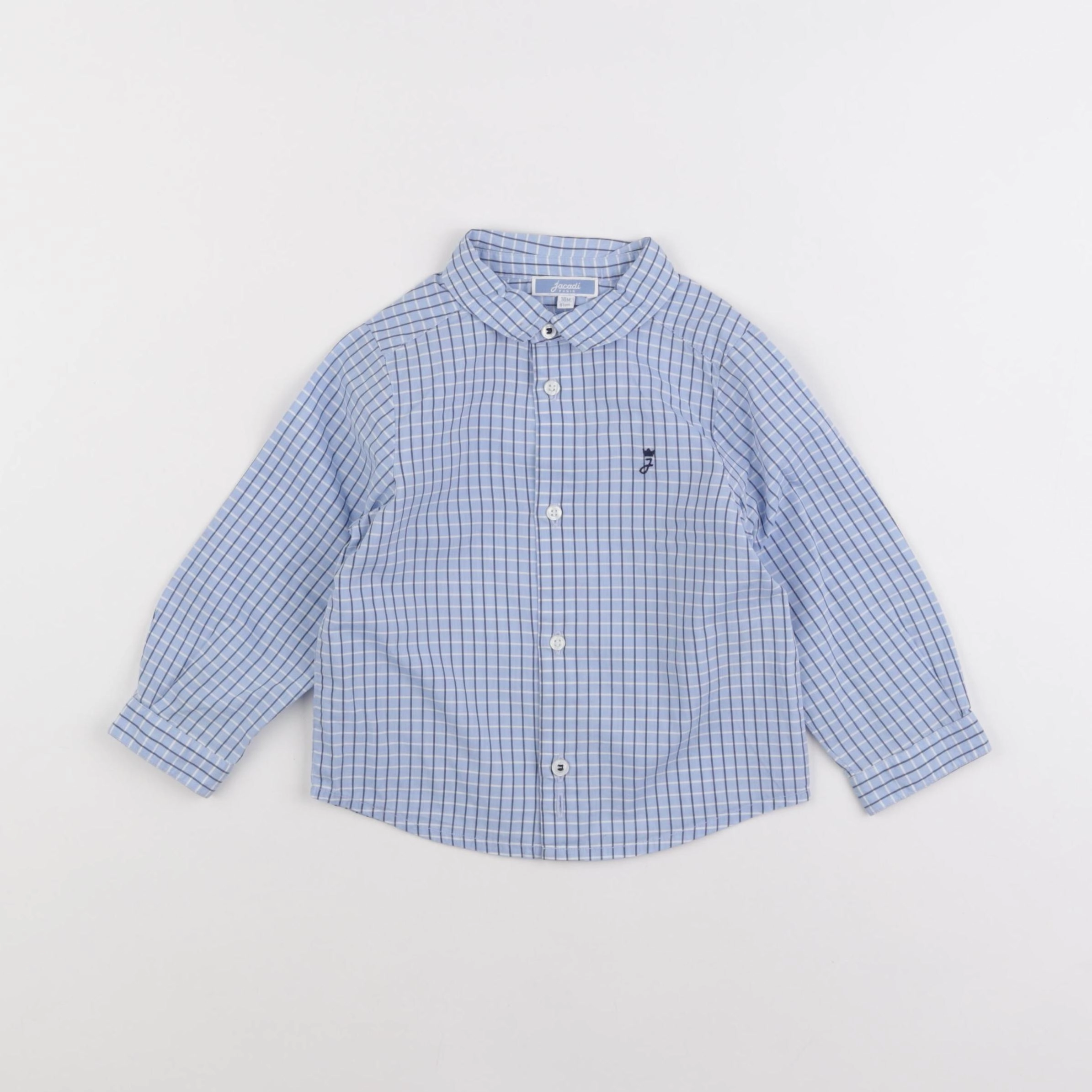 Jacadi - chemise bleu - 18 mois