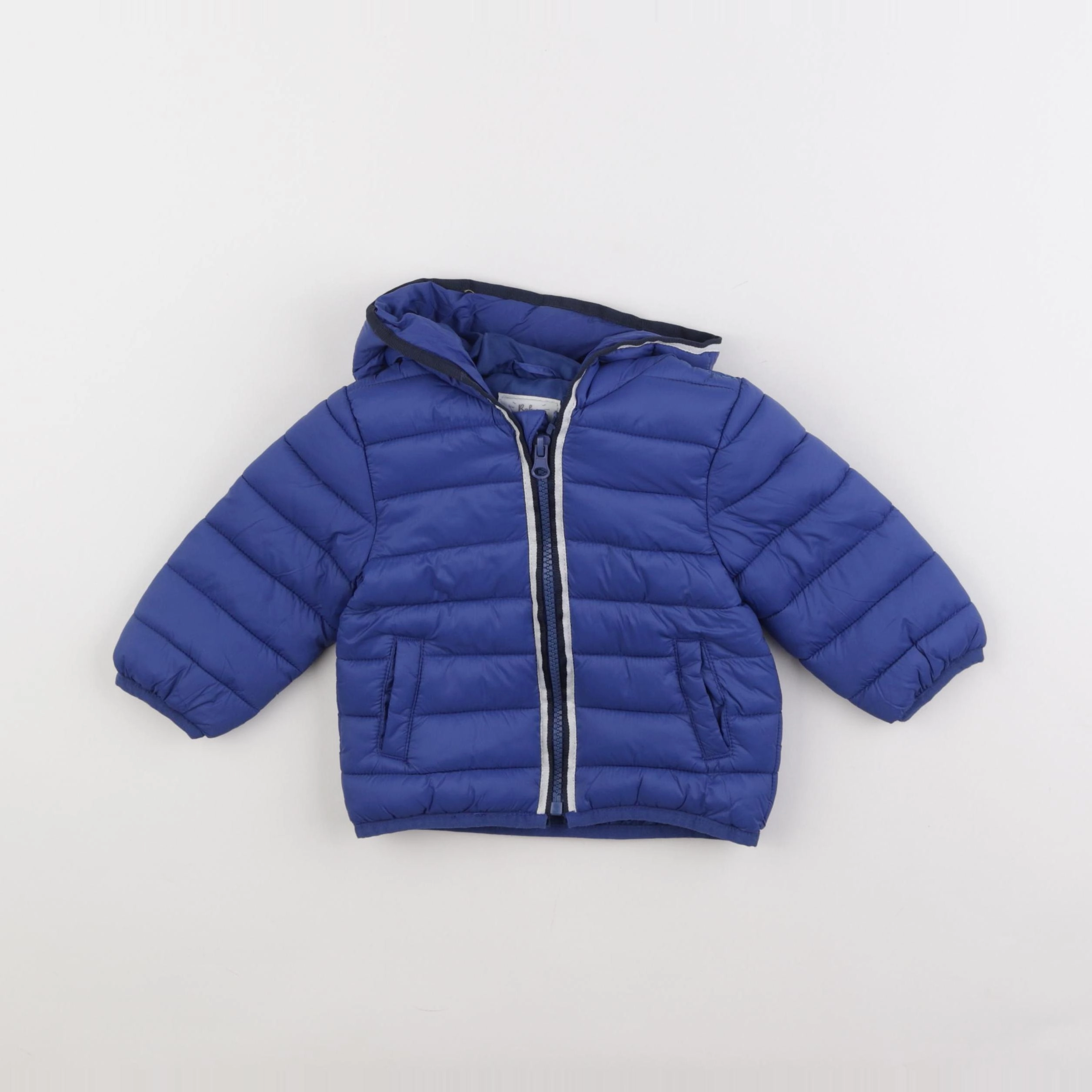 Vertbaudet - doudoune bleu - 9 mois