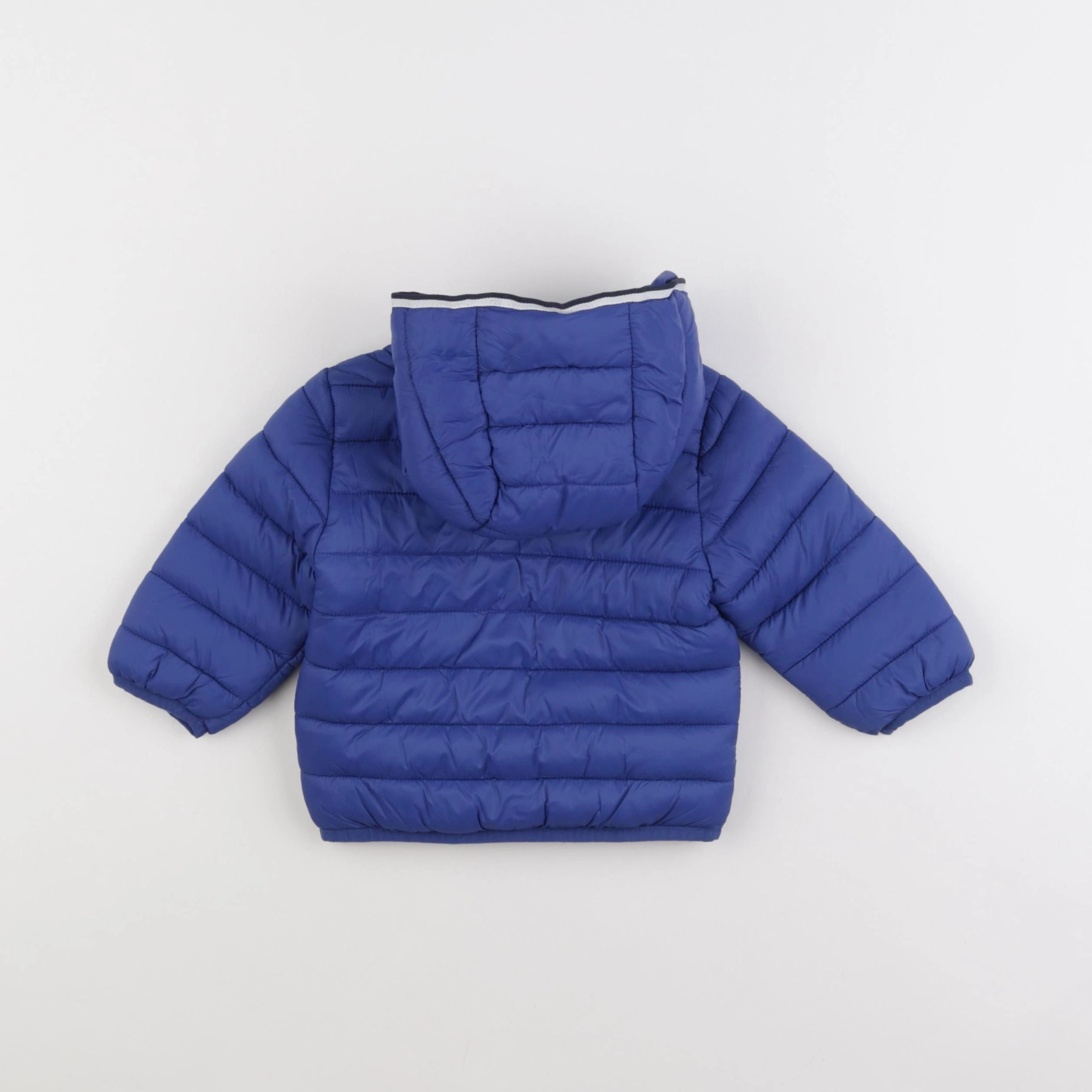 Vertbaudet - doudoune bleu - 9 mois