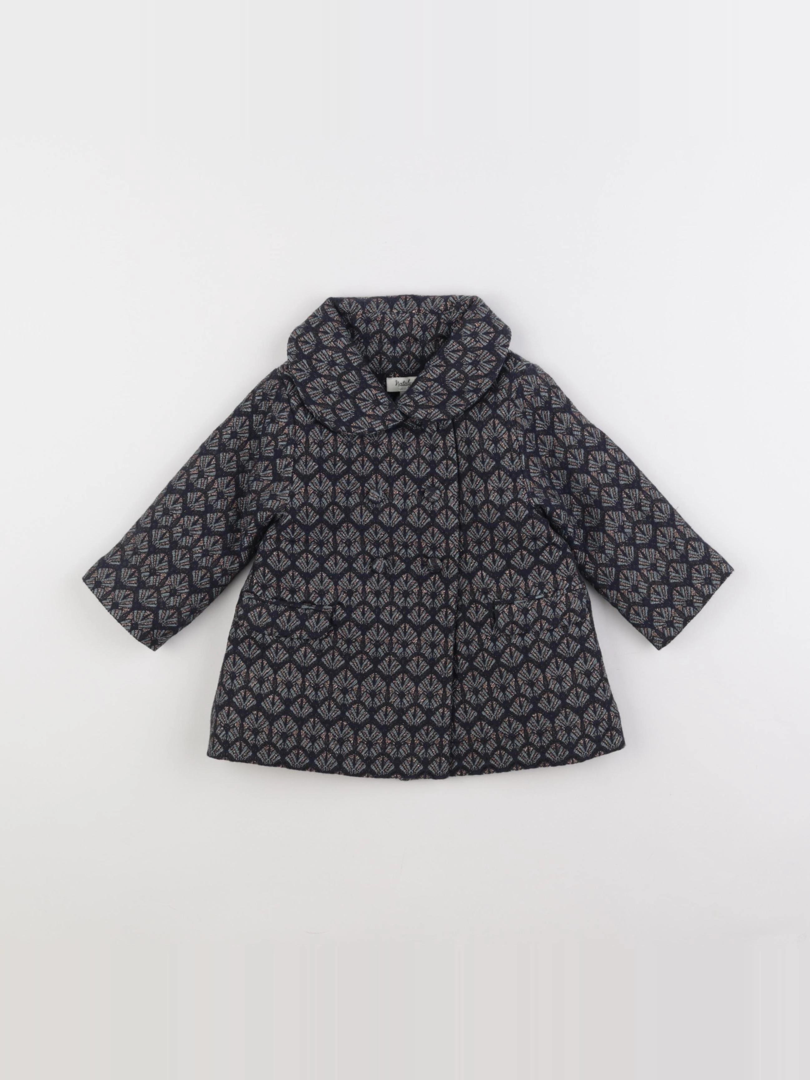 Natalys - manteau bleu - 6 mois