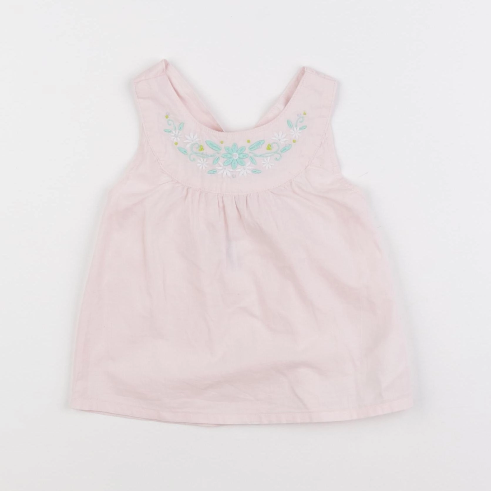 Vertbaudet - blouse rose - 12 mois