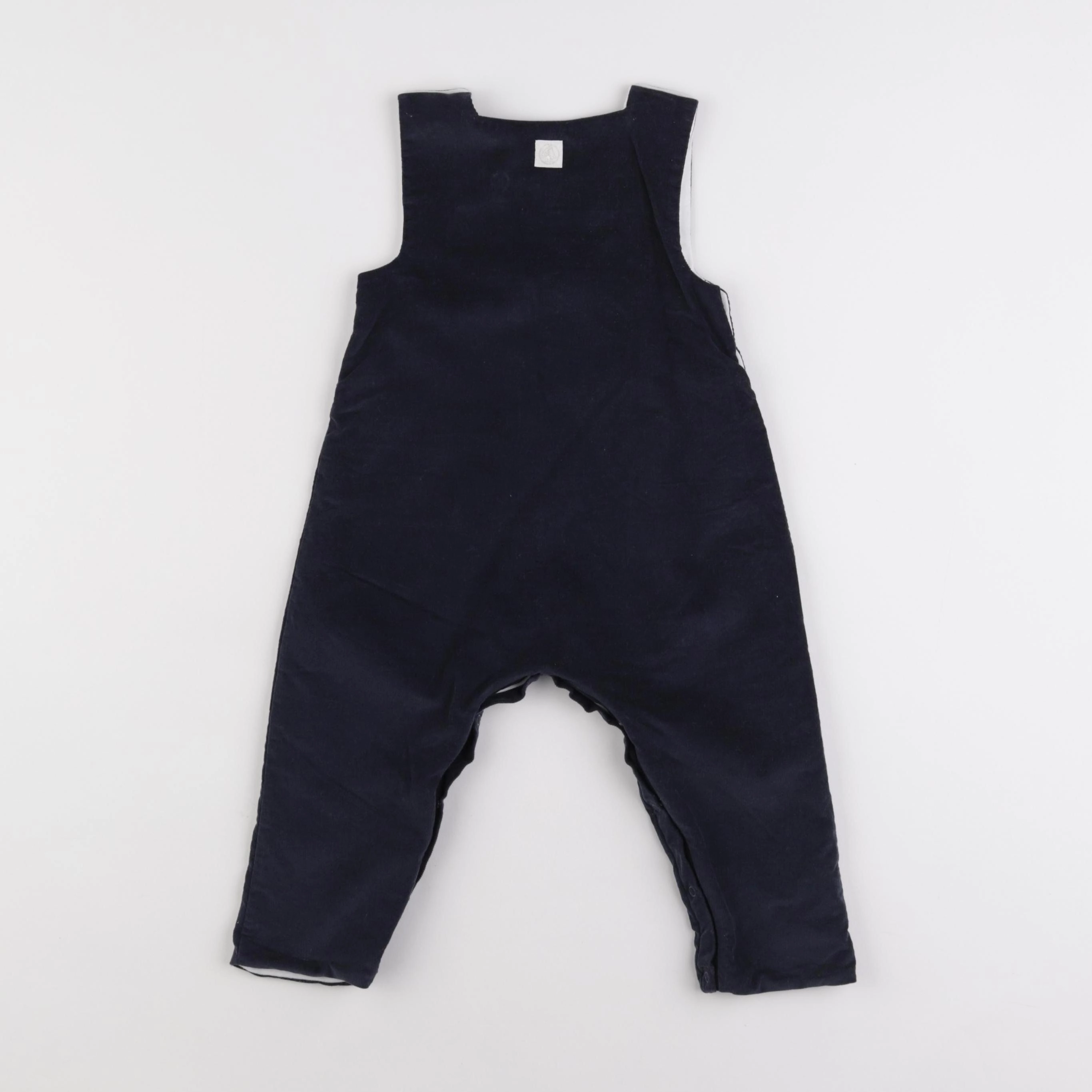 Petit Bateau - salopette bleu - 12 mois