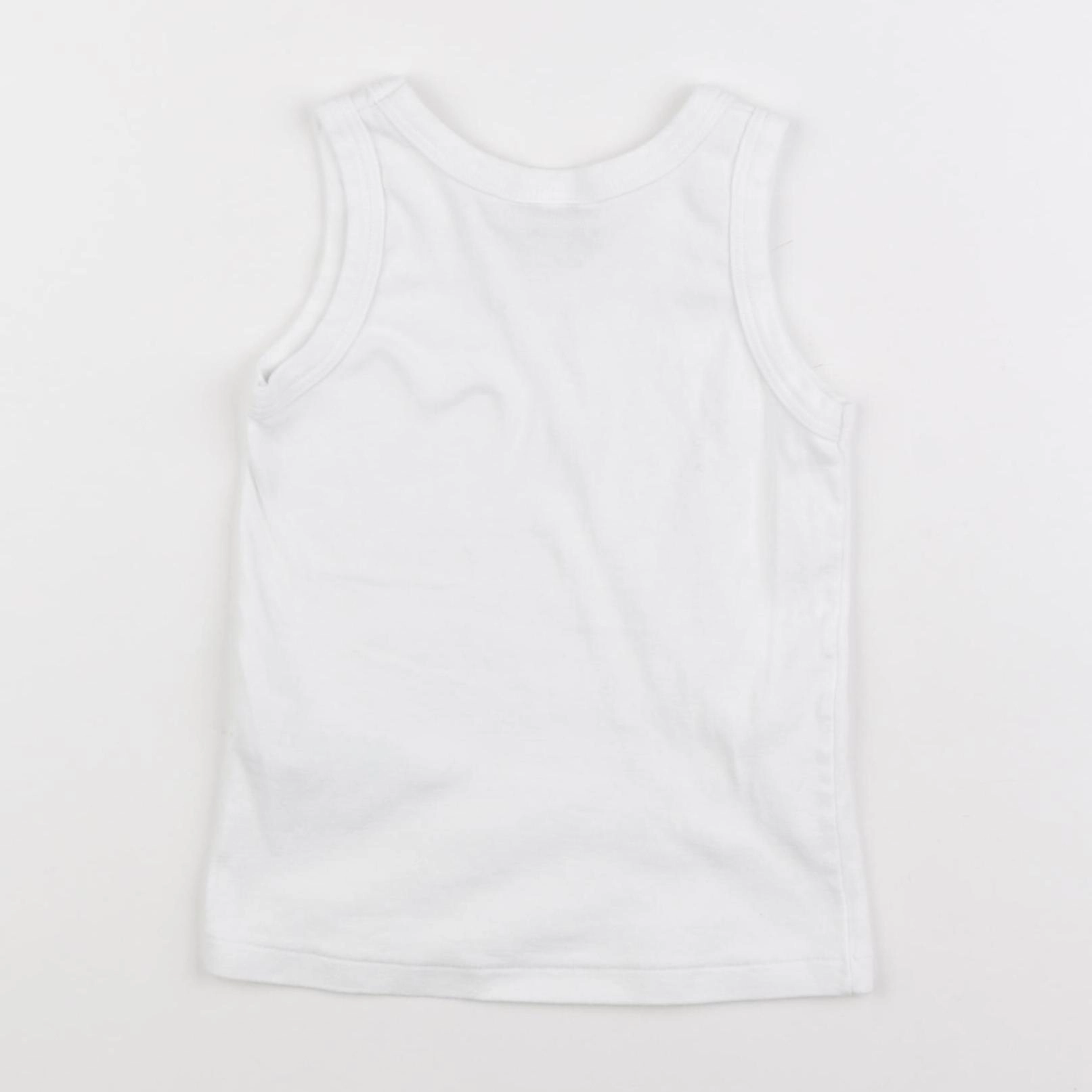 Petit Bateau - maillot de corps blanc - 4 ans