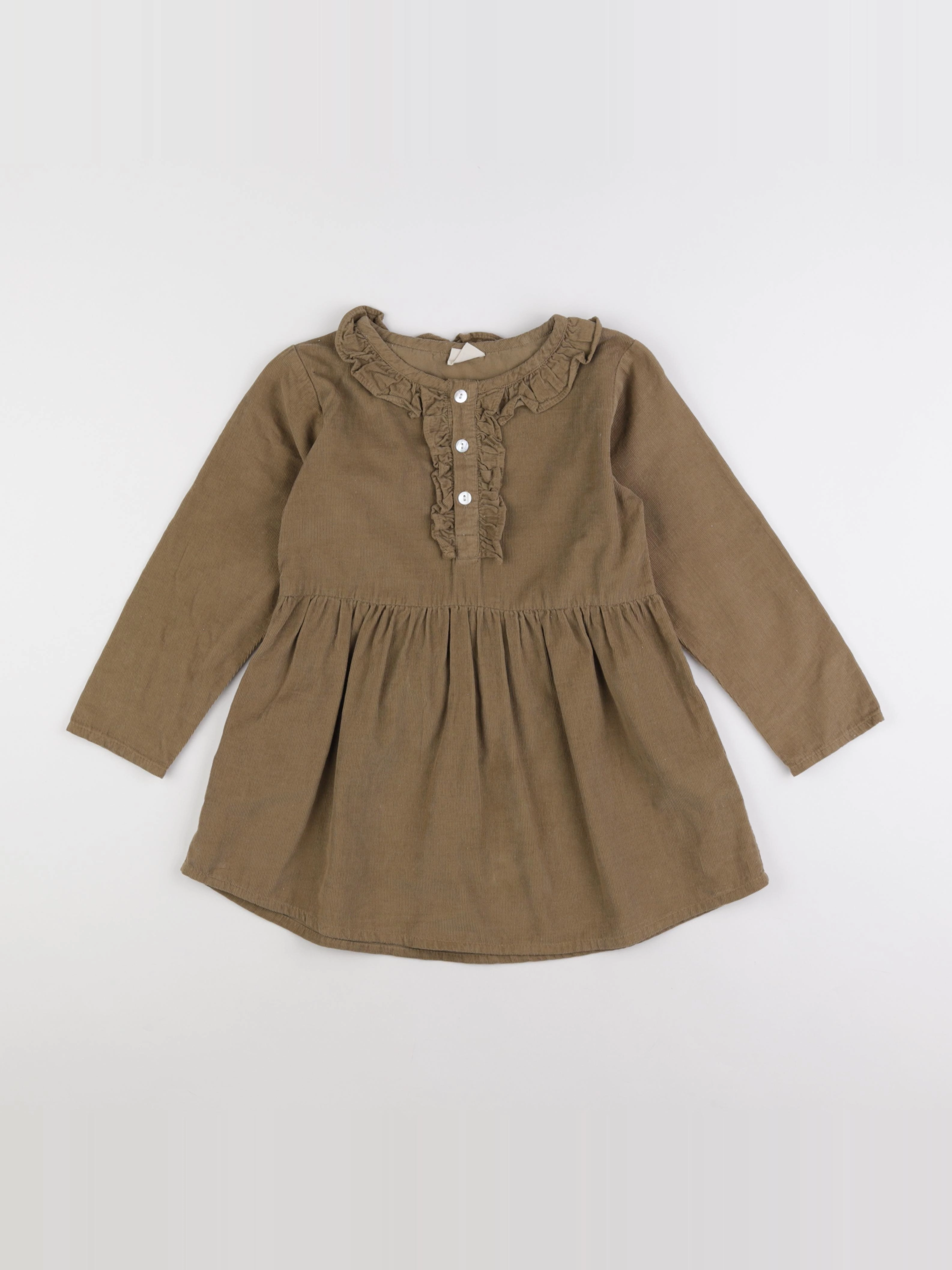 Lililotte - robe marron - 8 ans