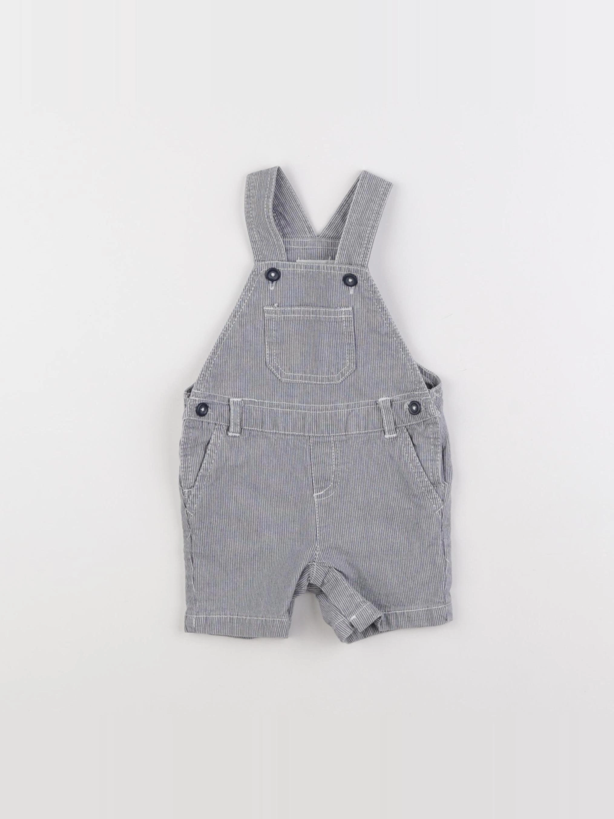 Boutchou - salopette bleu - 6 mois