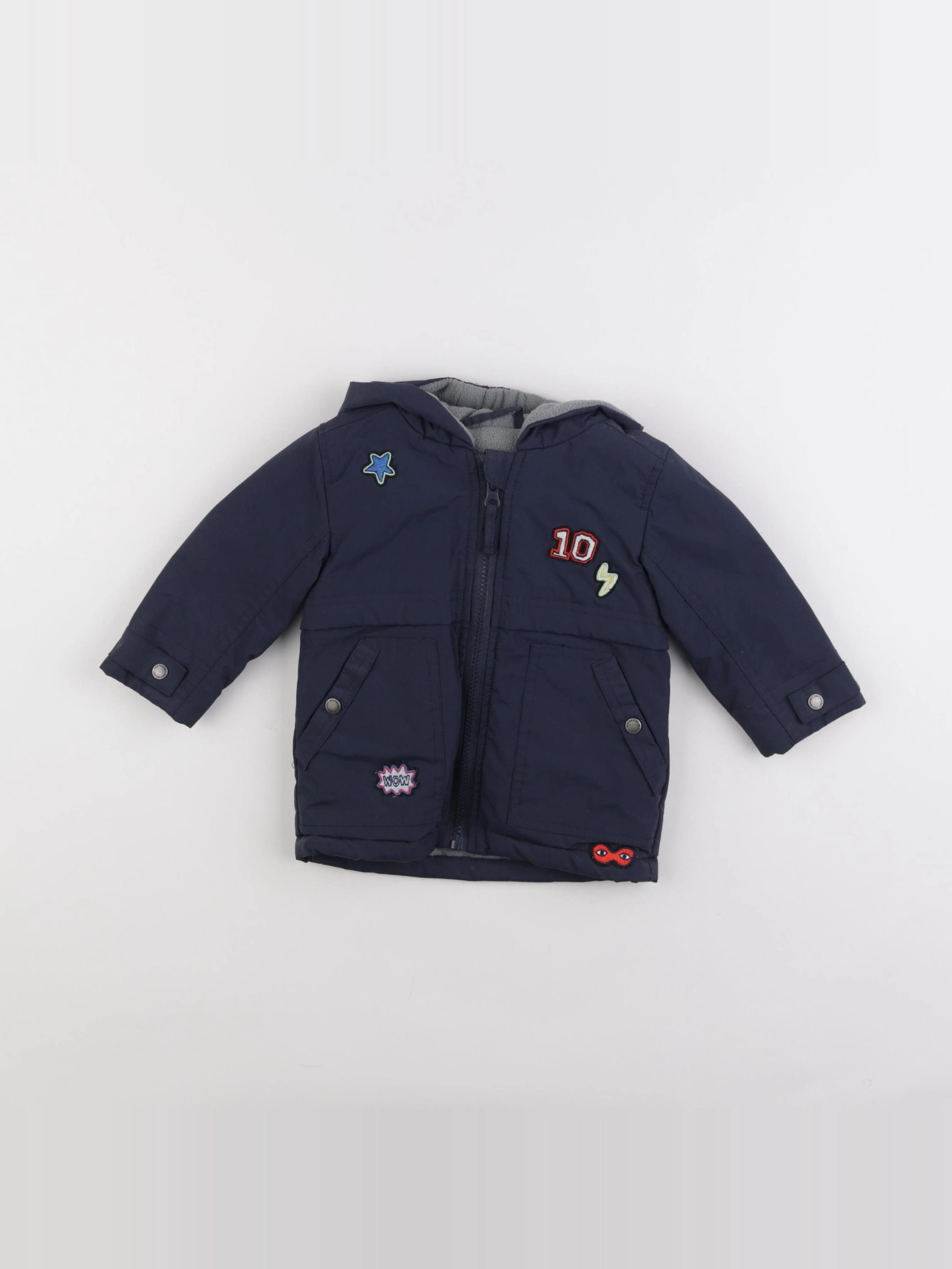 Vertbaudet - imperméable bleu - 12 mois
