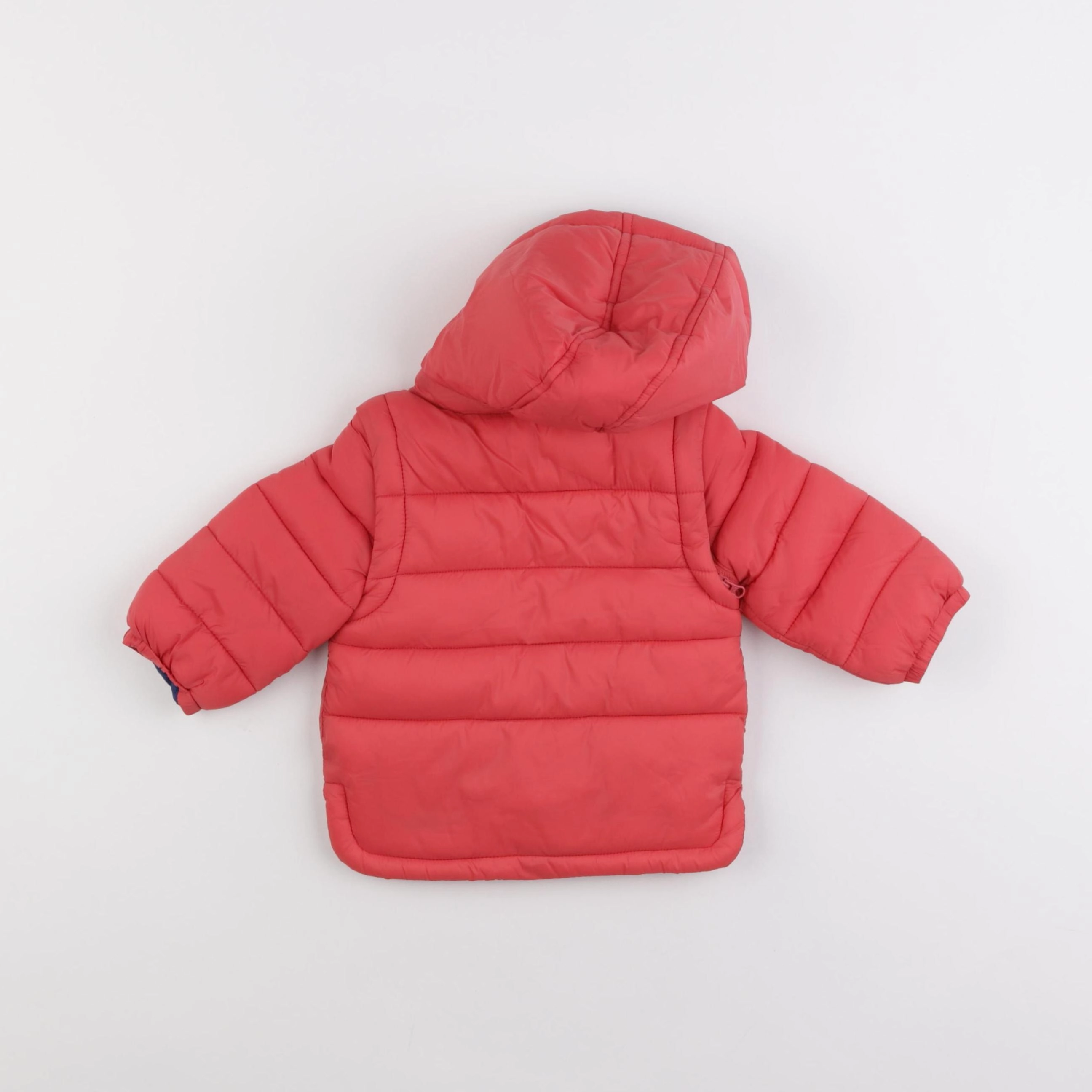 Vertbaudet - doudoune rouge - 6 mois