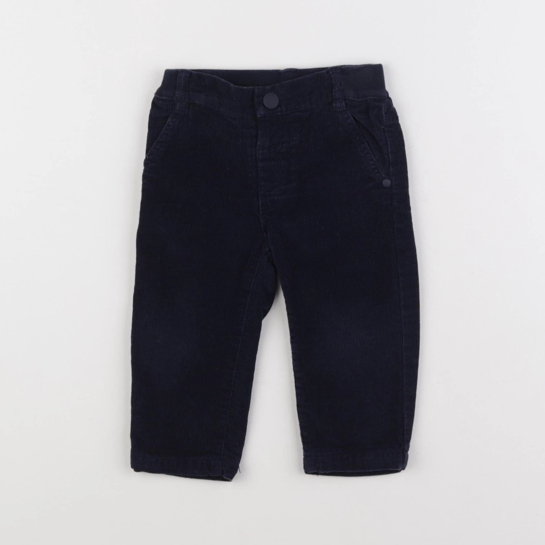 Jacadi - pantalon bleu - 12 mois