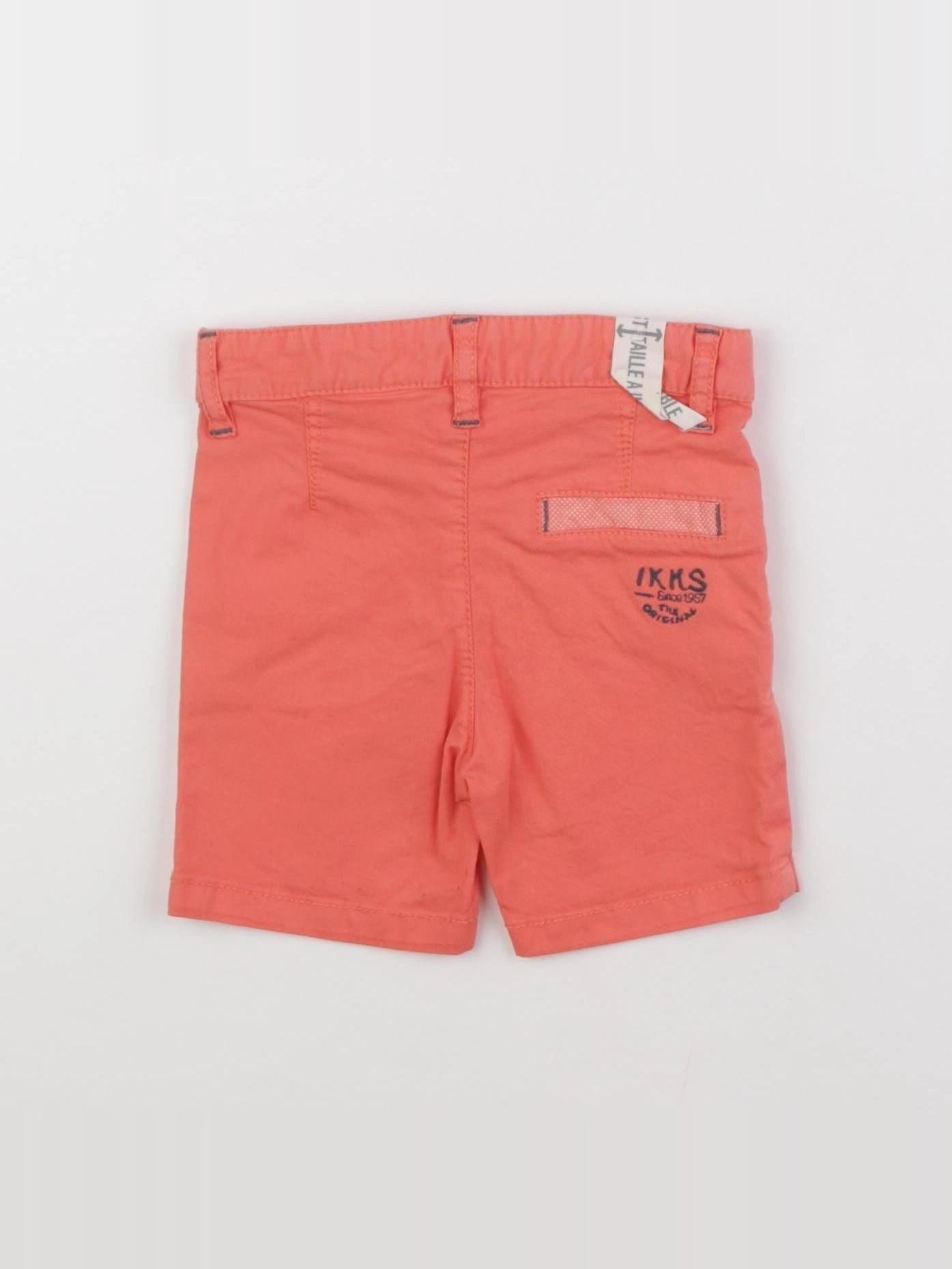 IKKS - short orange - 6 mois
