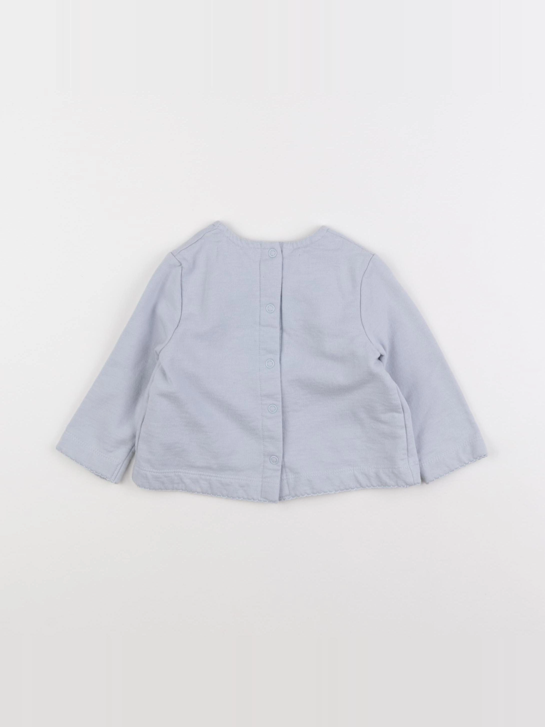 La Redoute - sweat bleu - 9 mois