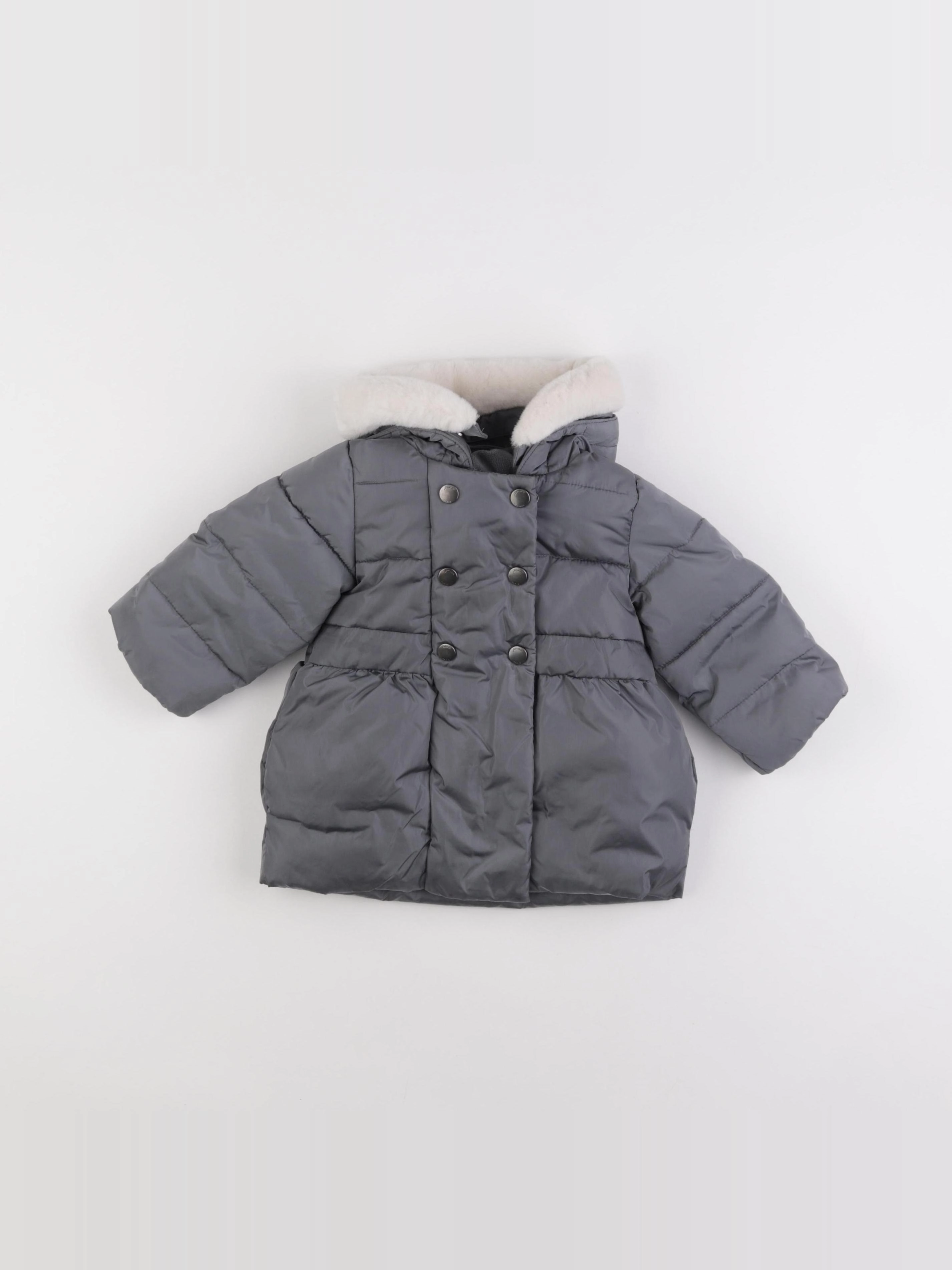 Jacadi - parka gris - 12 mois