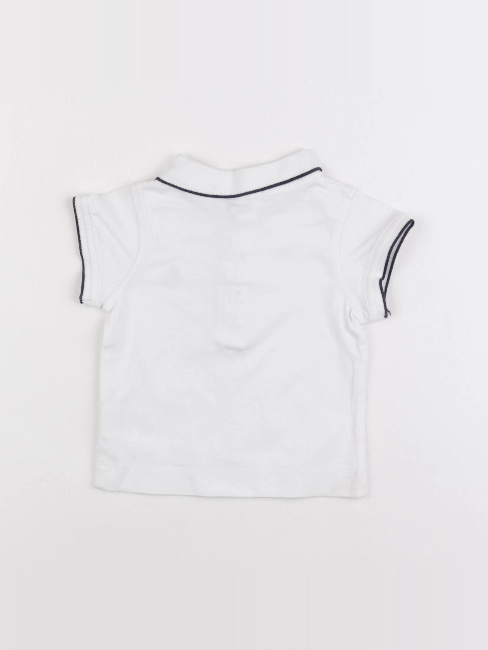 Jacadi - polo blanc - 6 mois