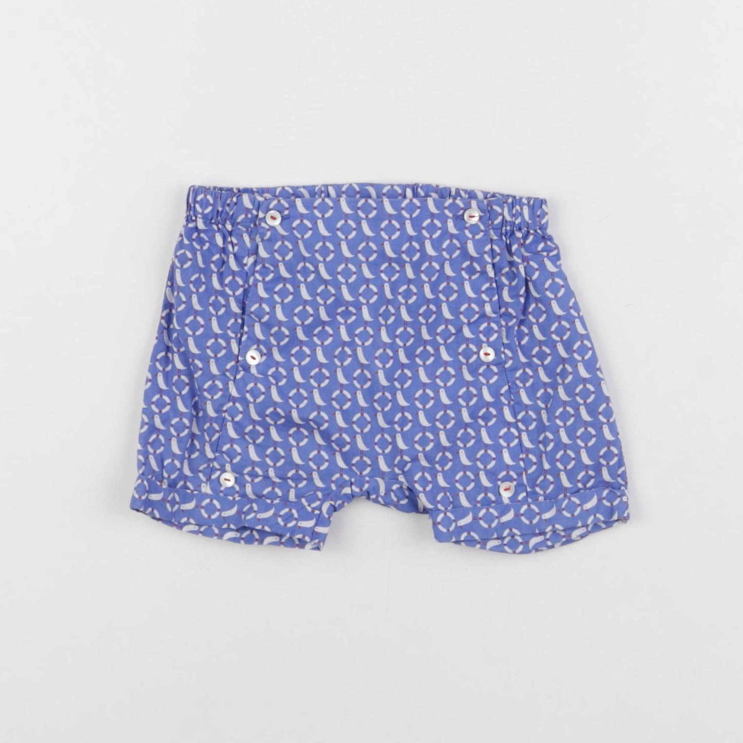 Jacadi - short bleu - 6 mois