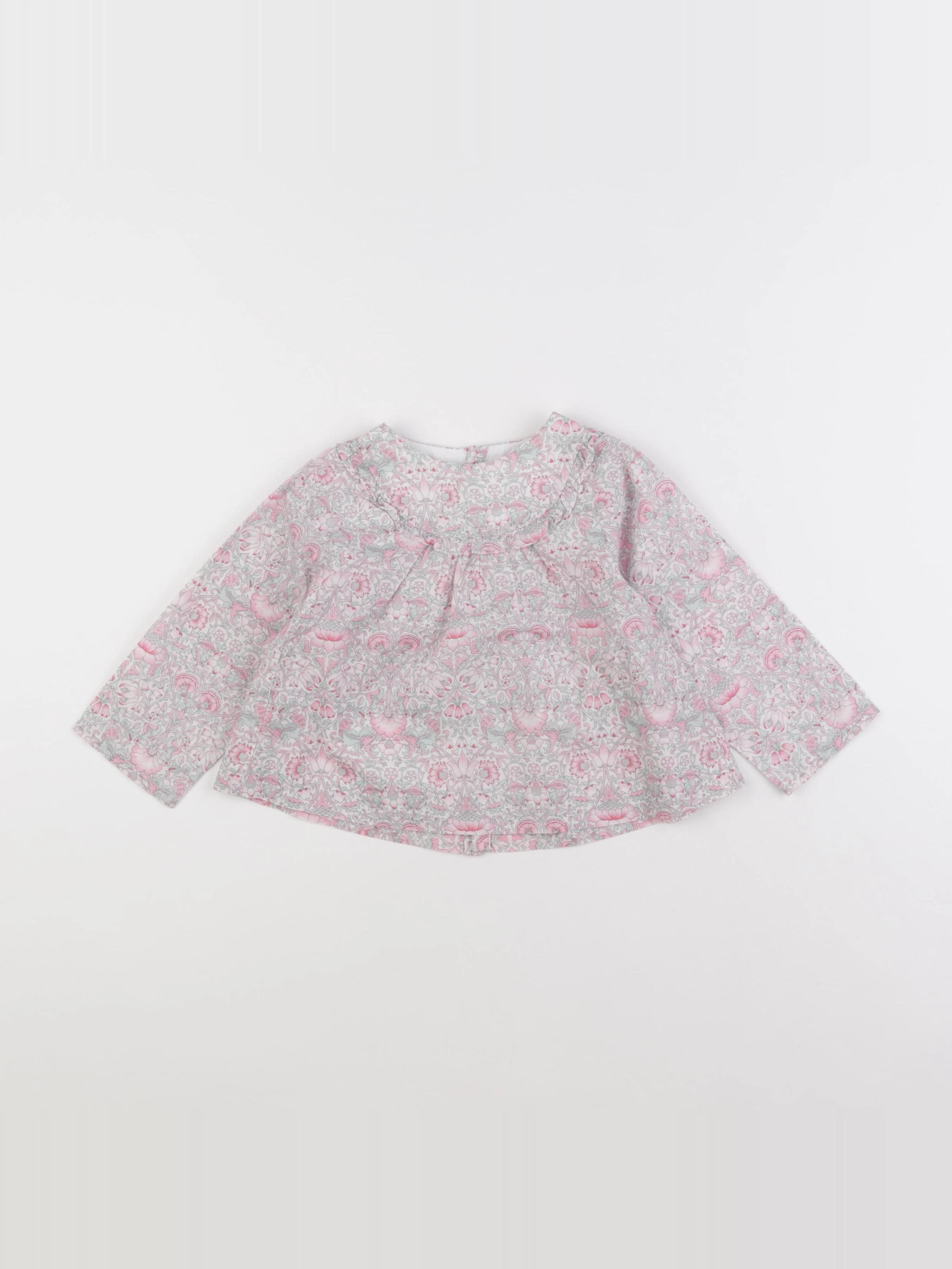 Jacadi - blouse liberty rose - 24 mois