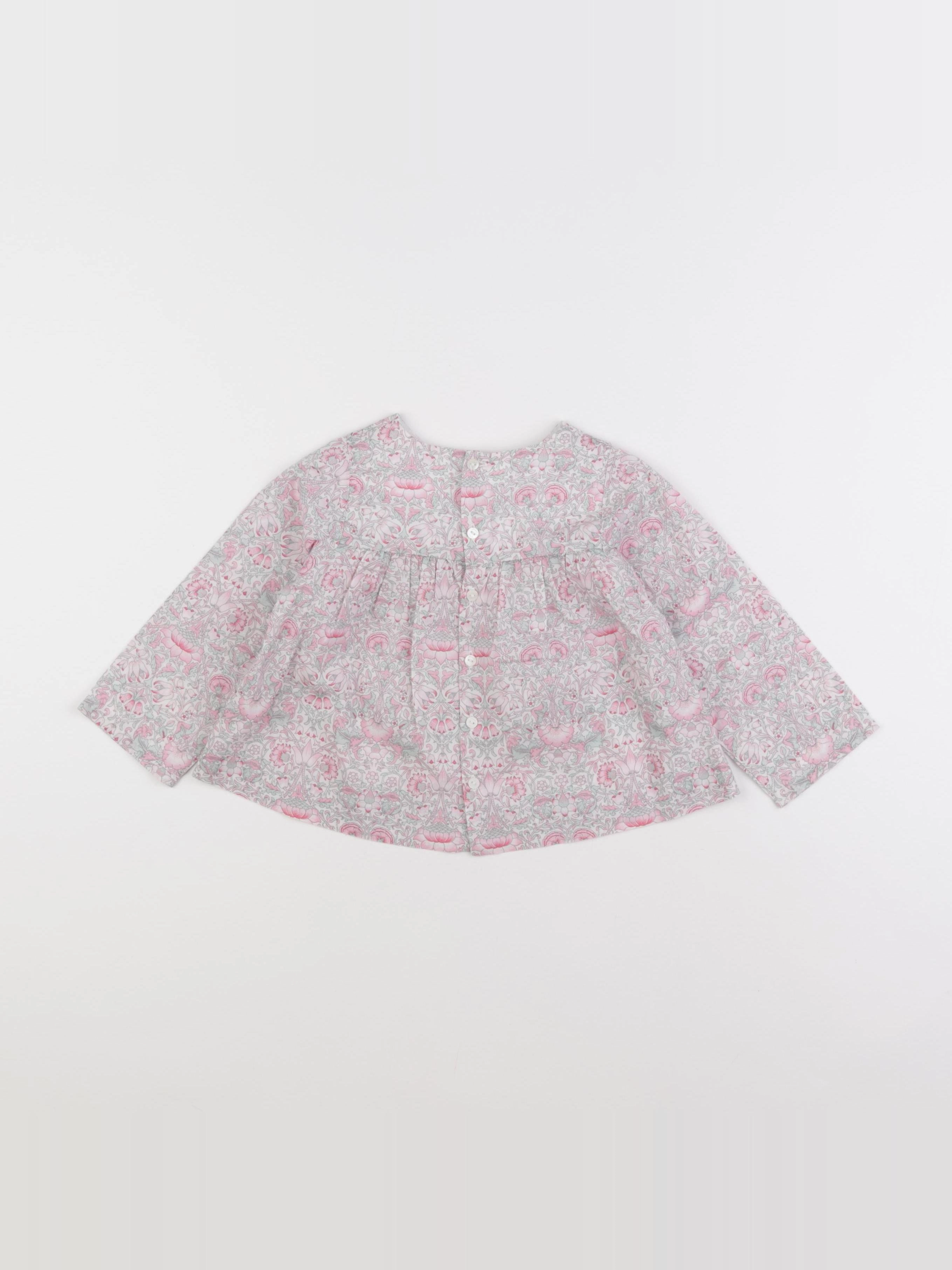 Jacadi - blouse liberty rose - 24 mois