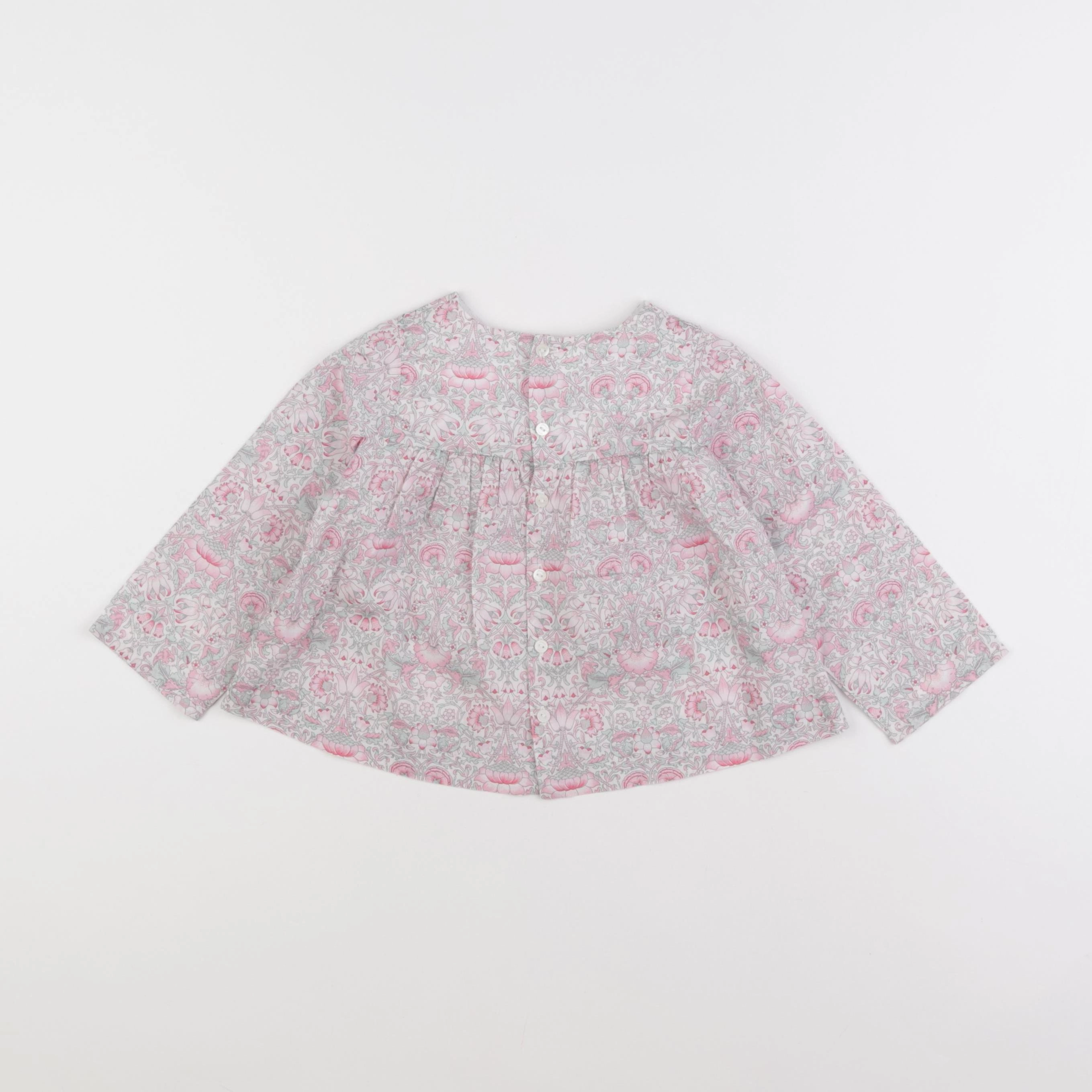 Jacadi - blouse liberty rose - 24 mois