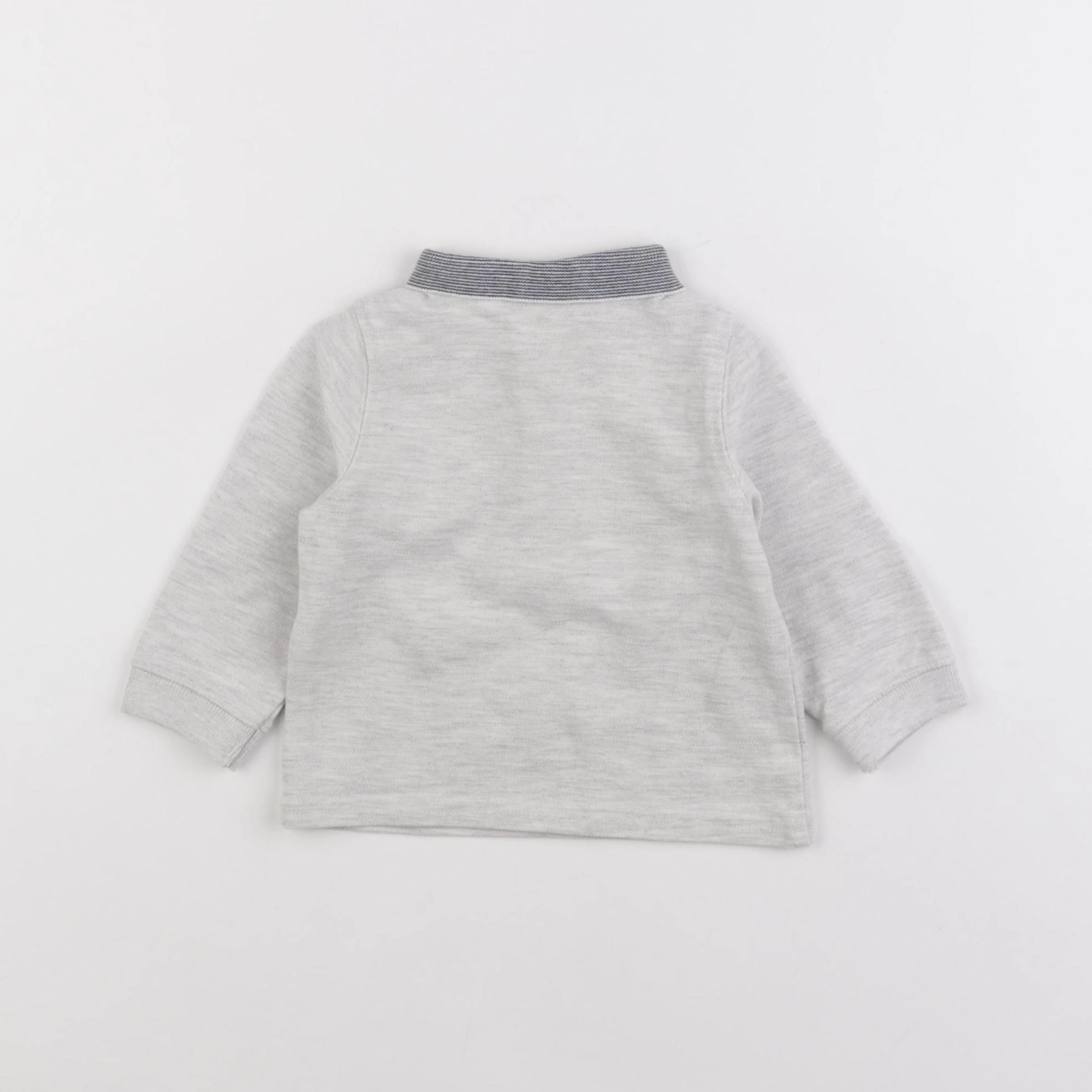 Tape à l'oeil - polo gris - 6 mois
