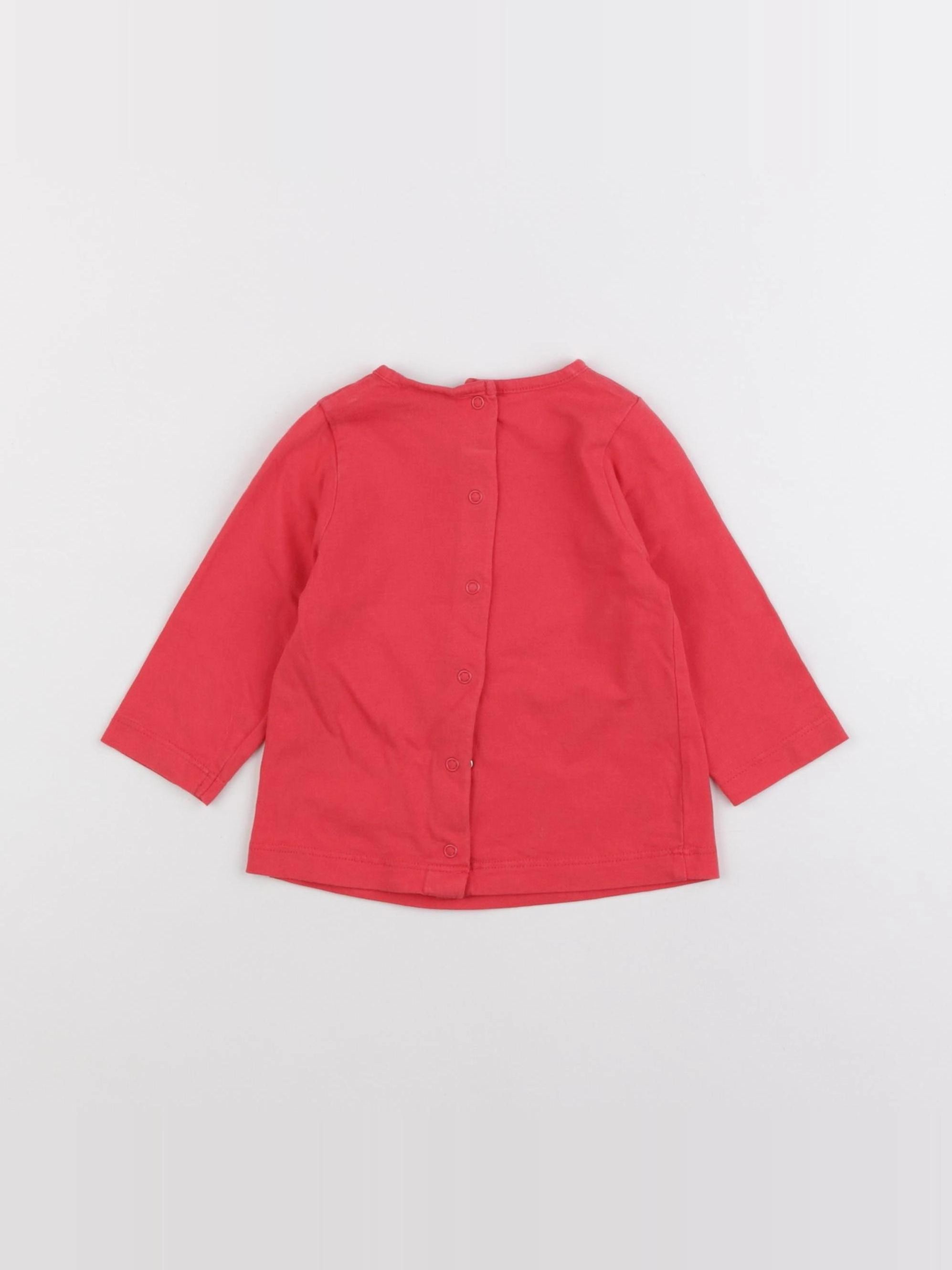 Tape à l'oeil - tee-shirt rouge - 9 mois