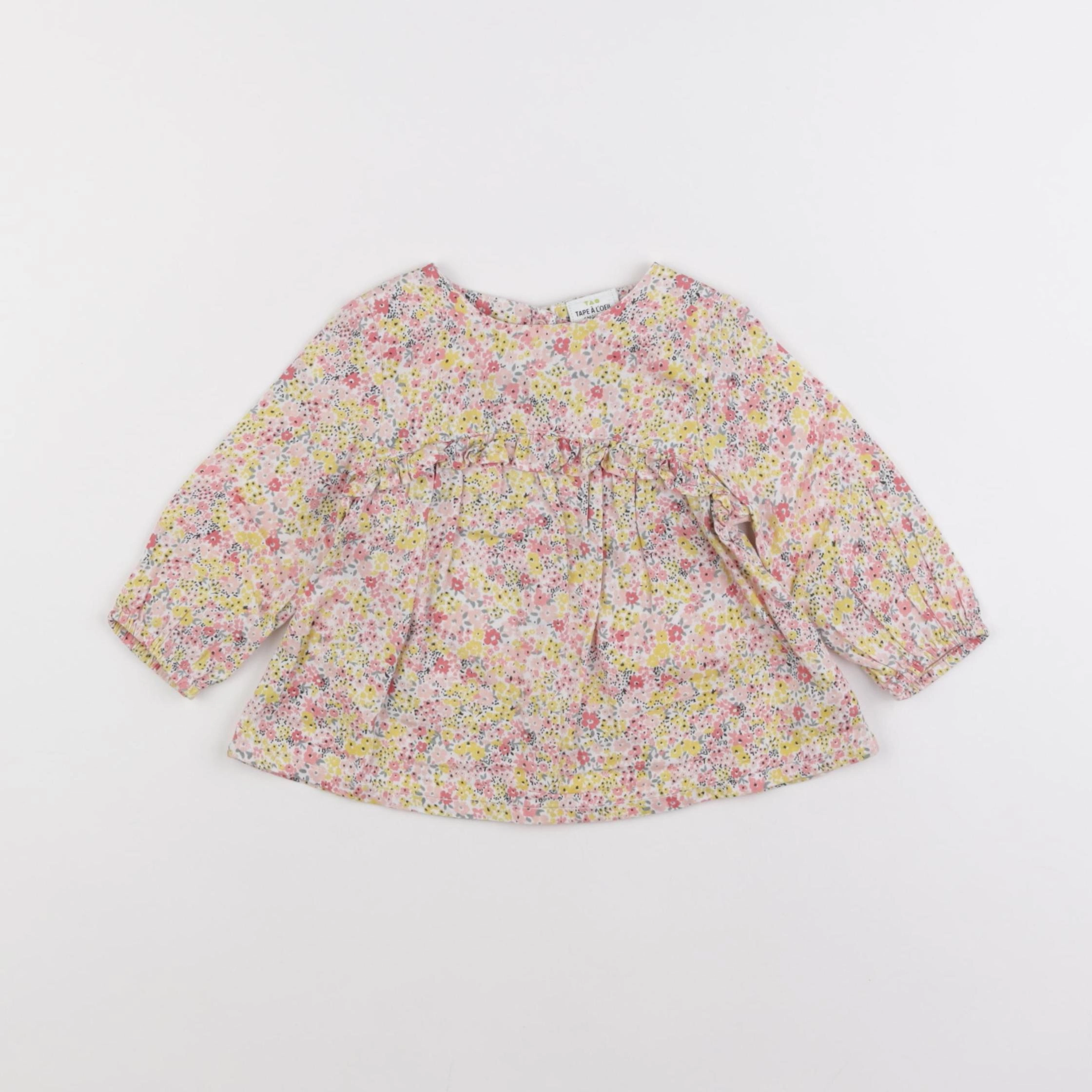 Tape à l'oeil - blouse multicolore - 6 mois