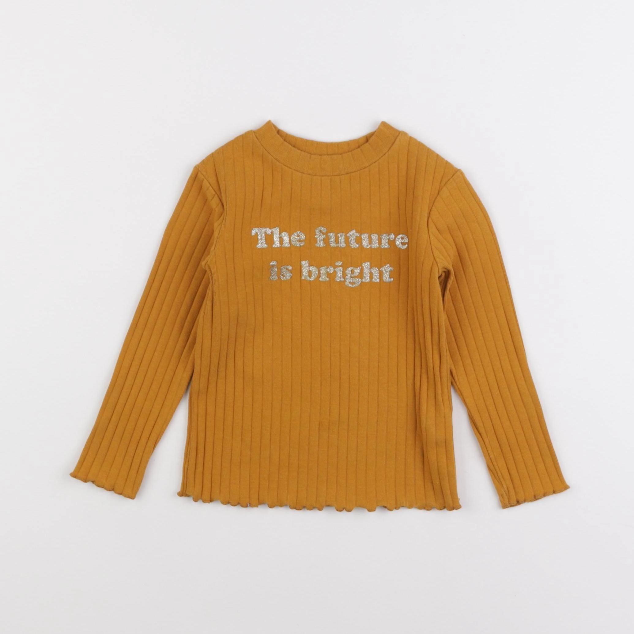 Tape à l'oeil - sous-pull or, orange - 2 ans
