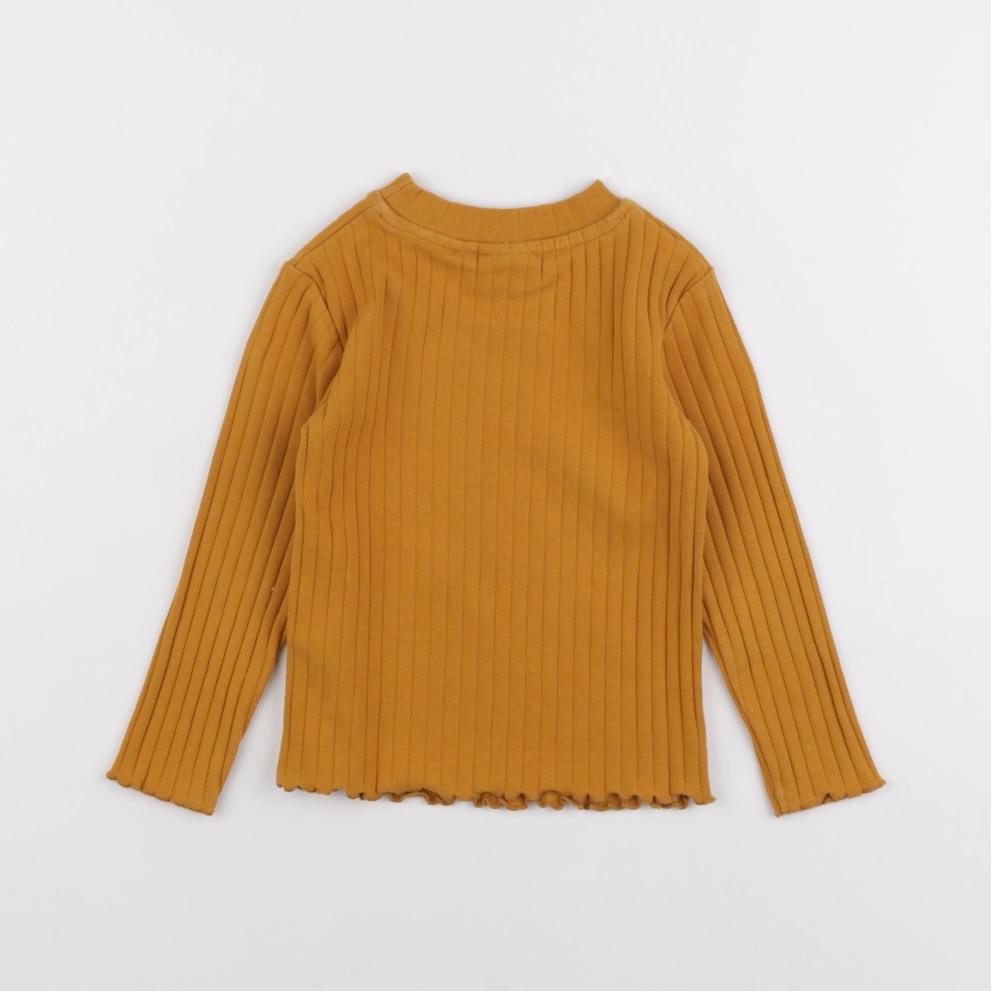 Tape à l'oeil - sous-pull or, orange - 2 ans