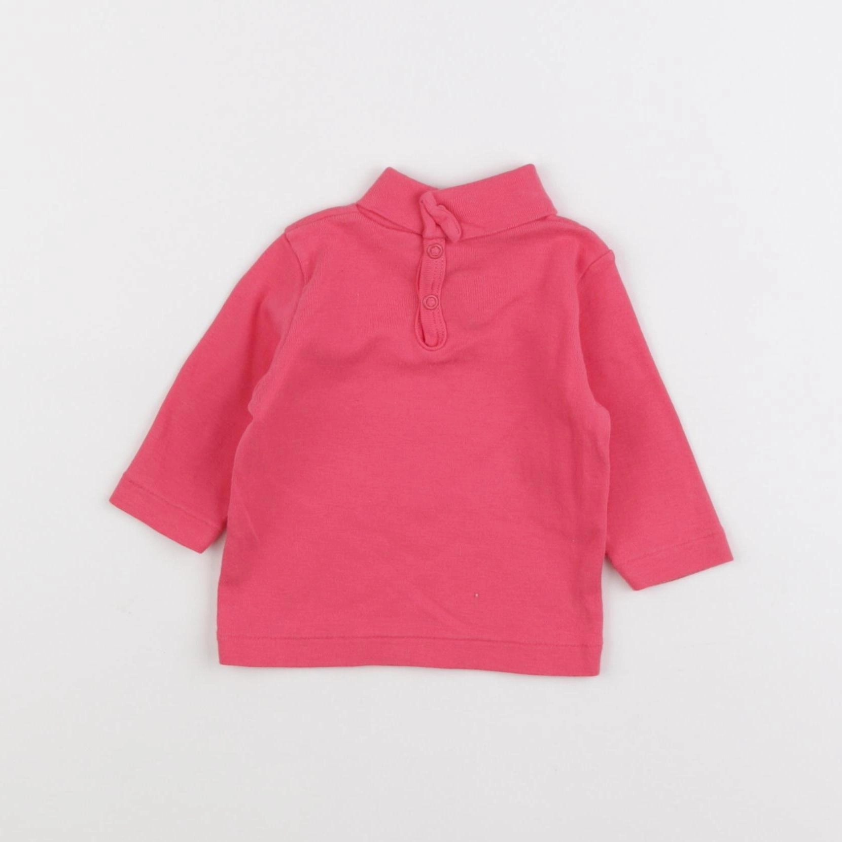 Petit Bateau - sous-pull rose - 3 mois