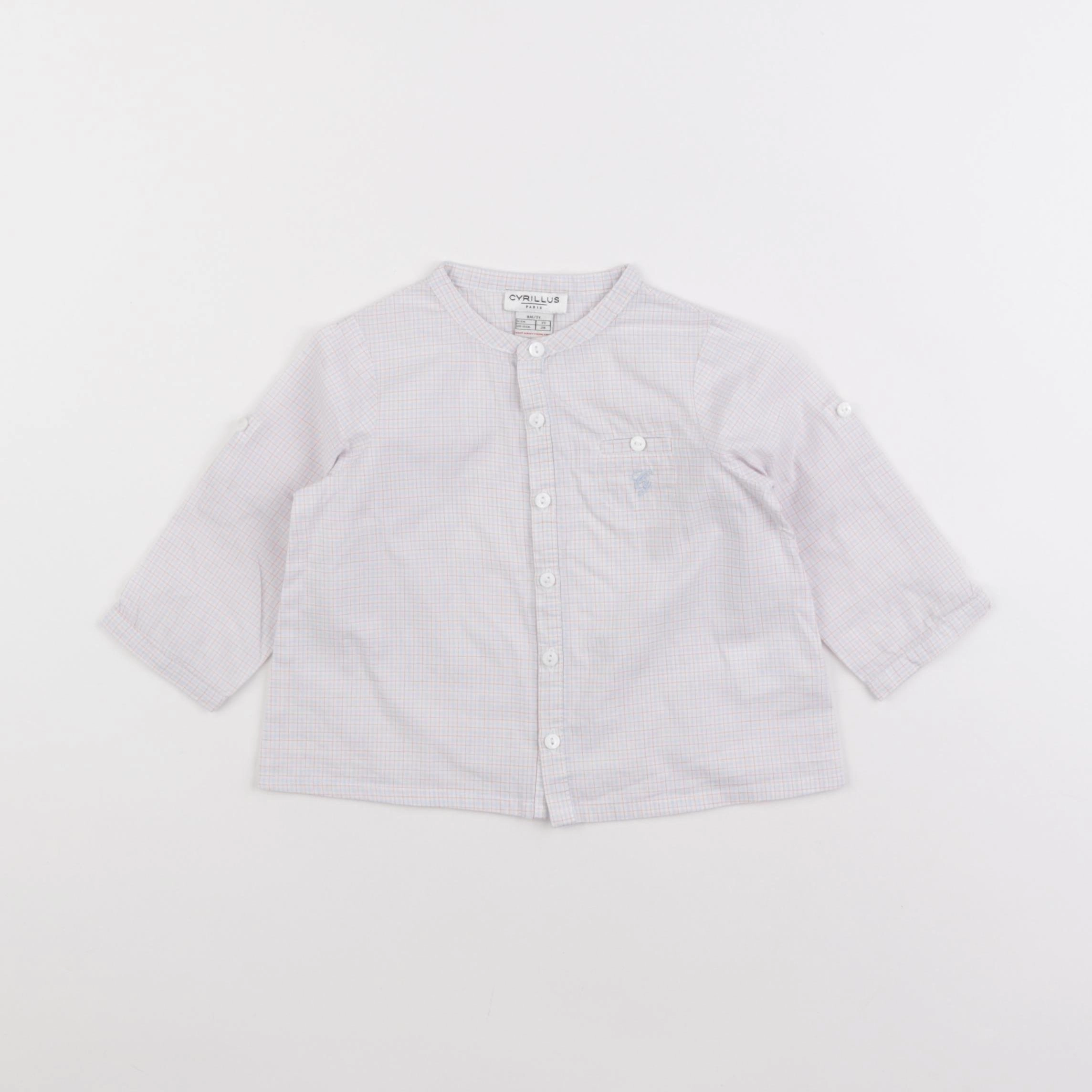 Cyrillus - chemise multicolore - 9 mois