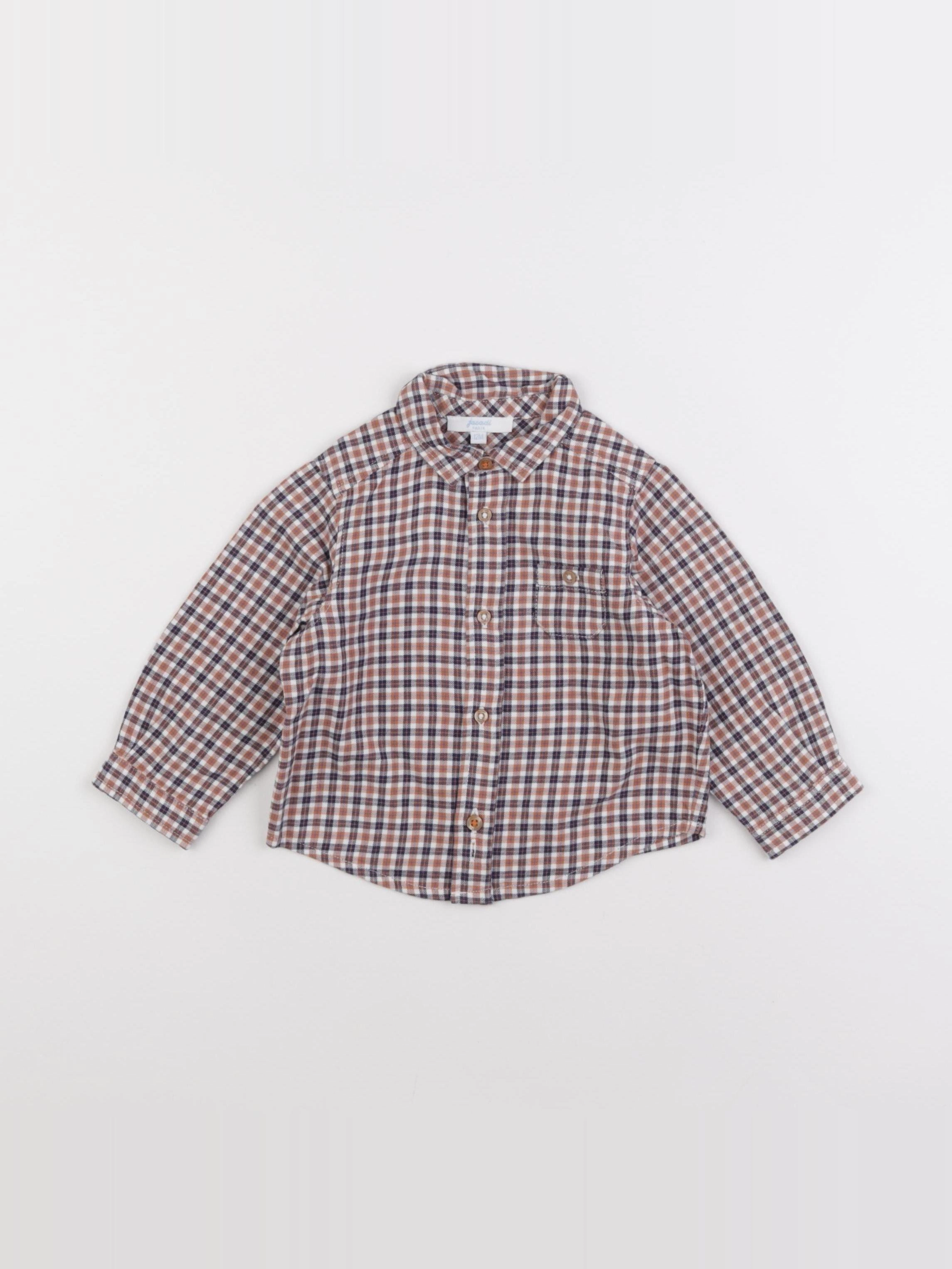 Jacadi - chemise marron - 12 mois