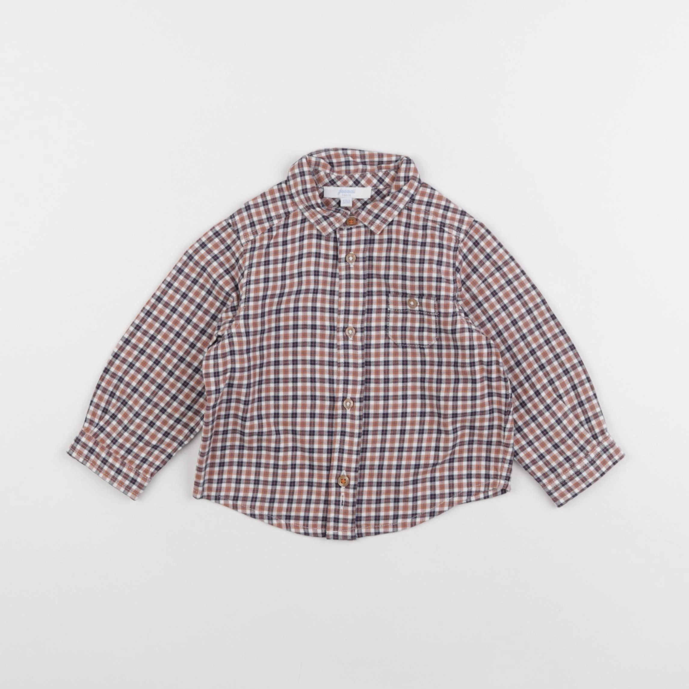Jacadi - chemise marron - 12 mois