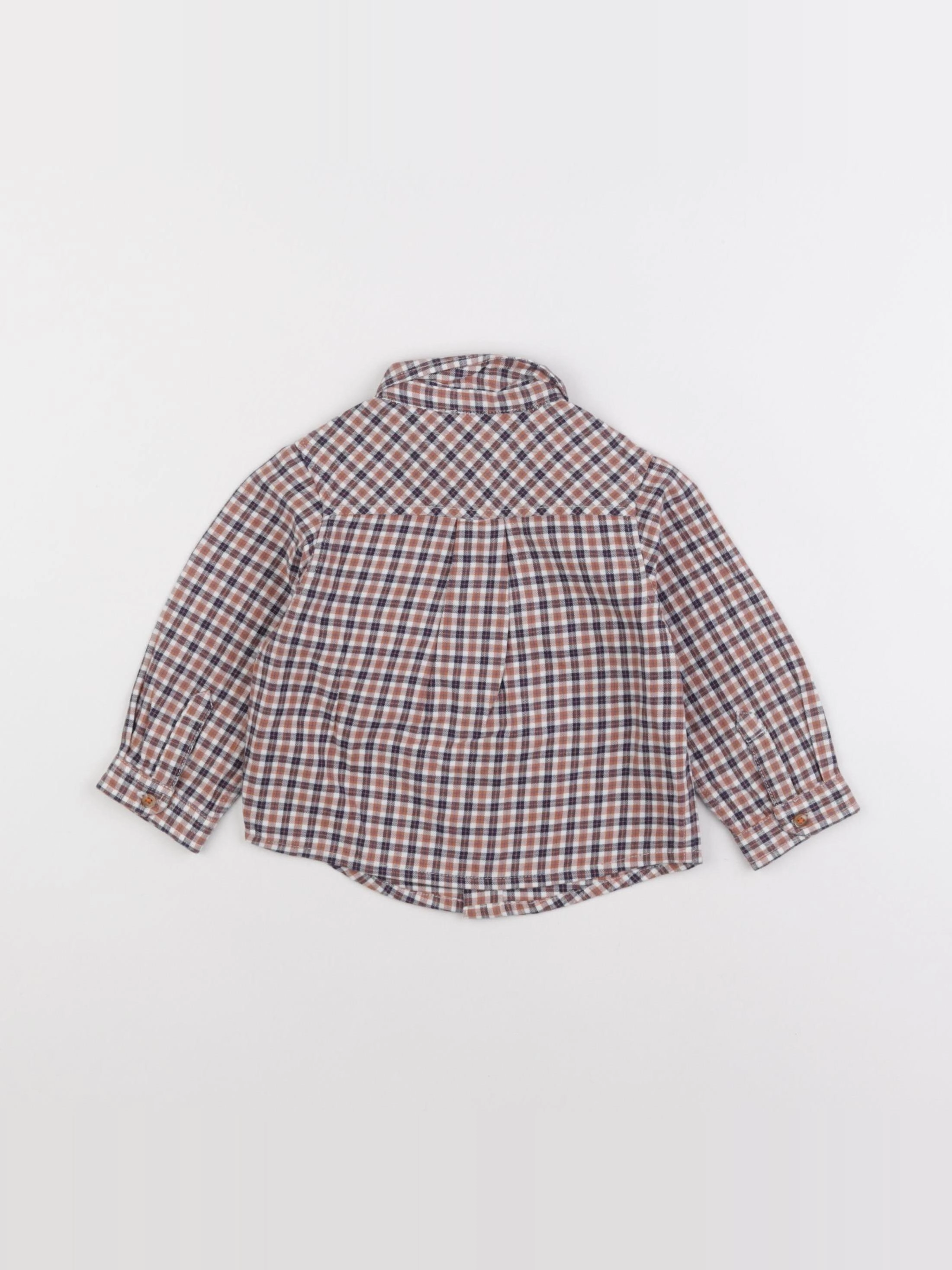 Jacadi - chemise marron - 12 mois