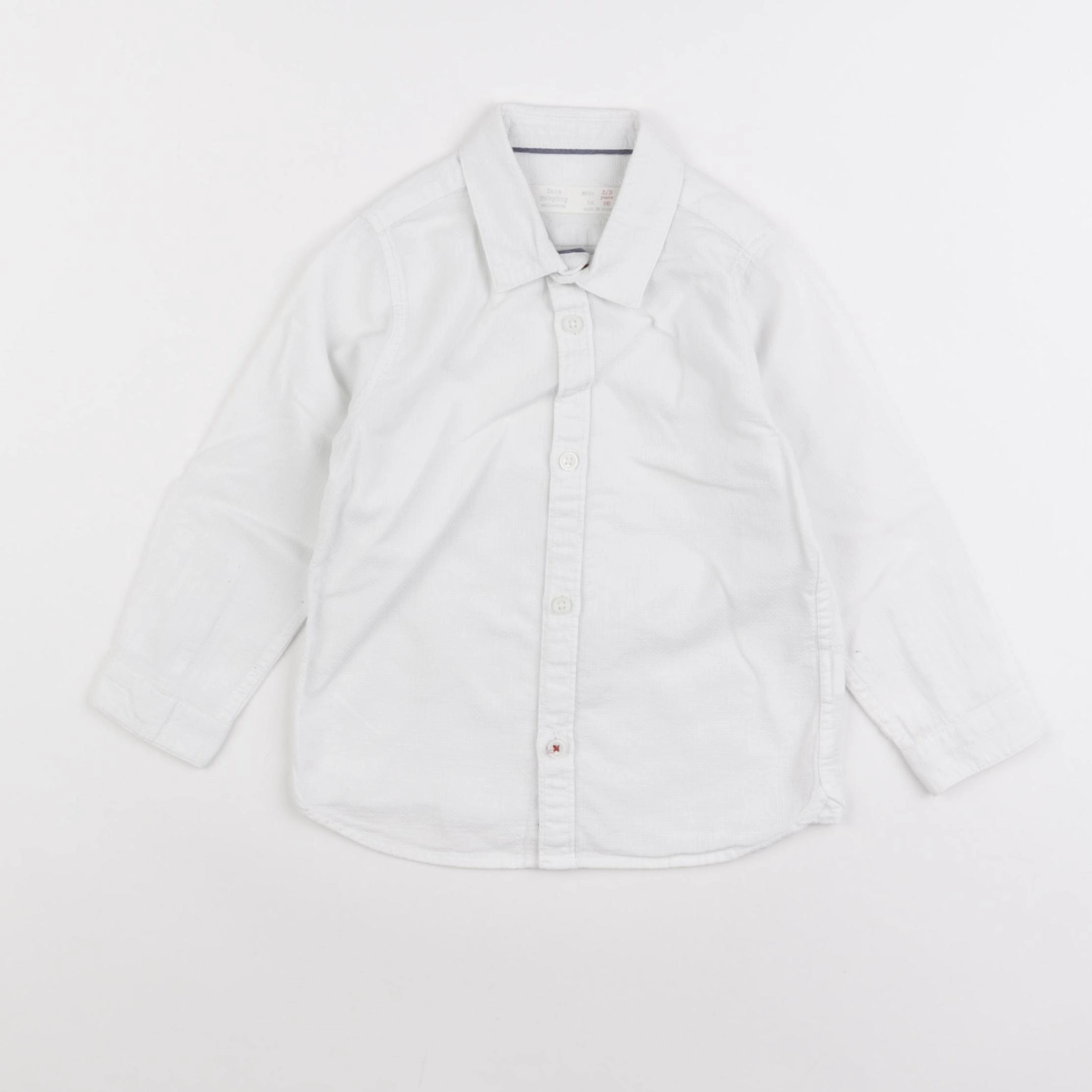 Zara - chemise blanc - 2/3 ans