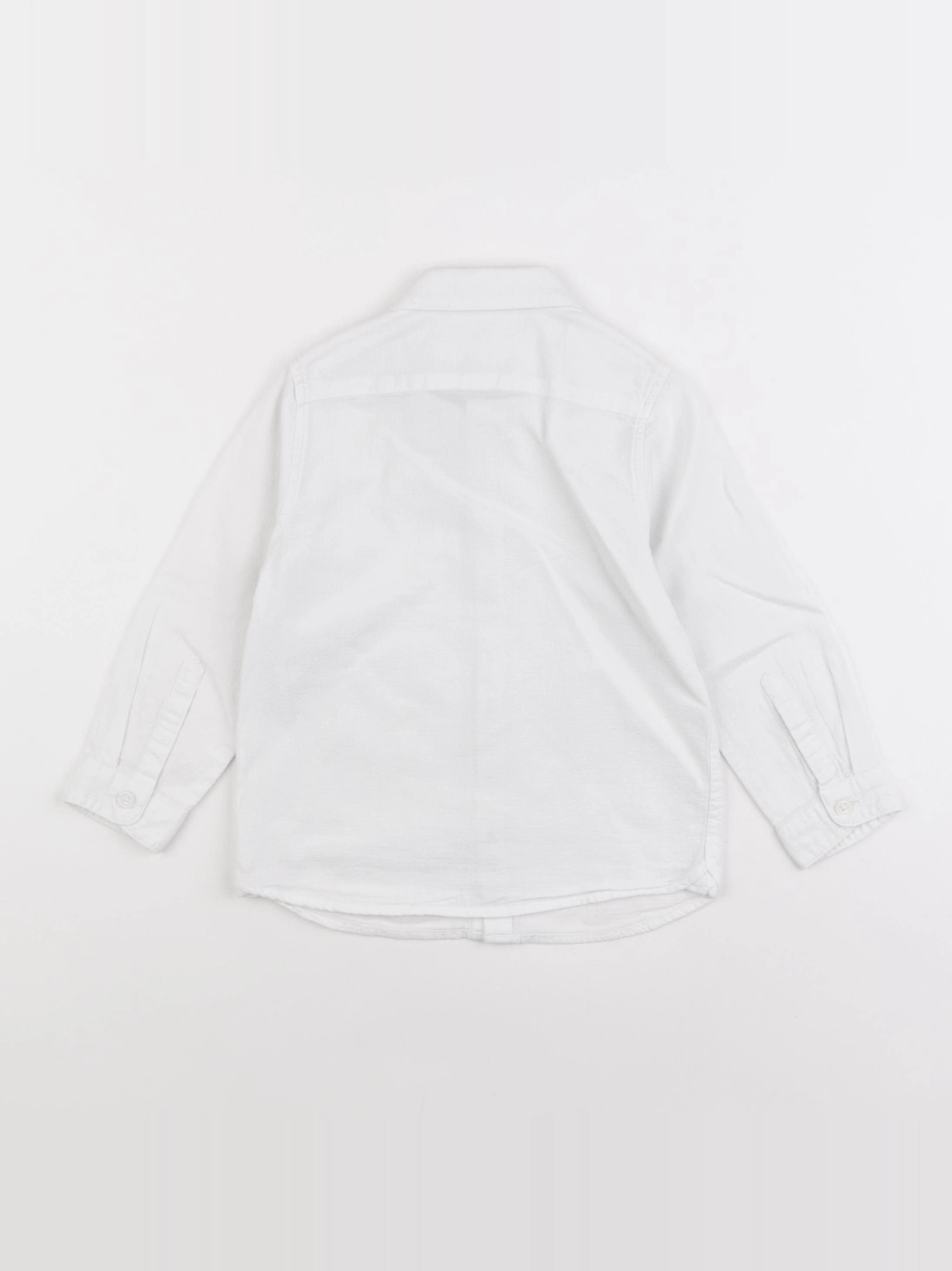Zara - chemise blanc - 2/3 ans